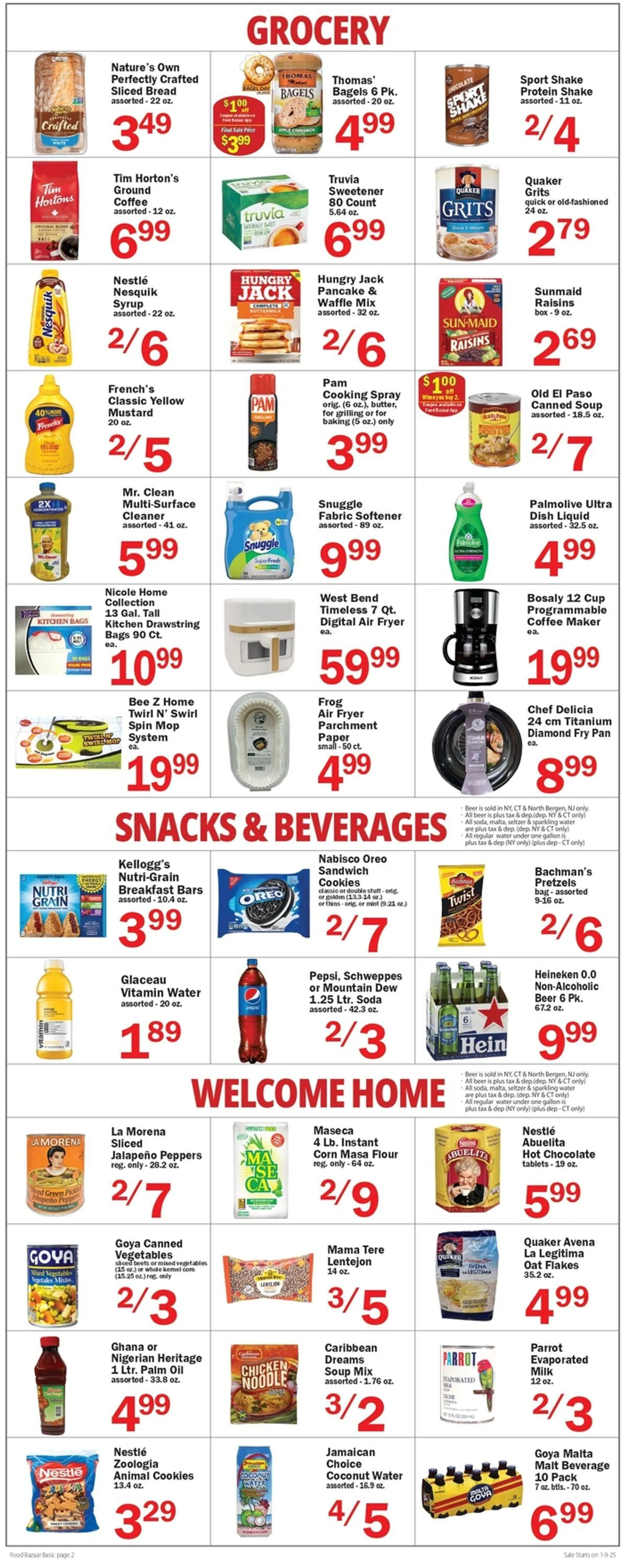 Weekly ad Food Bazaar Current weekly ad from January 9 to January 15 2025 - Page 2