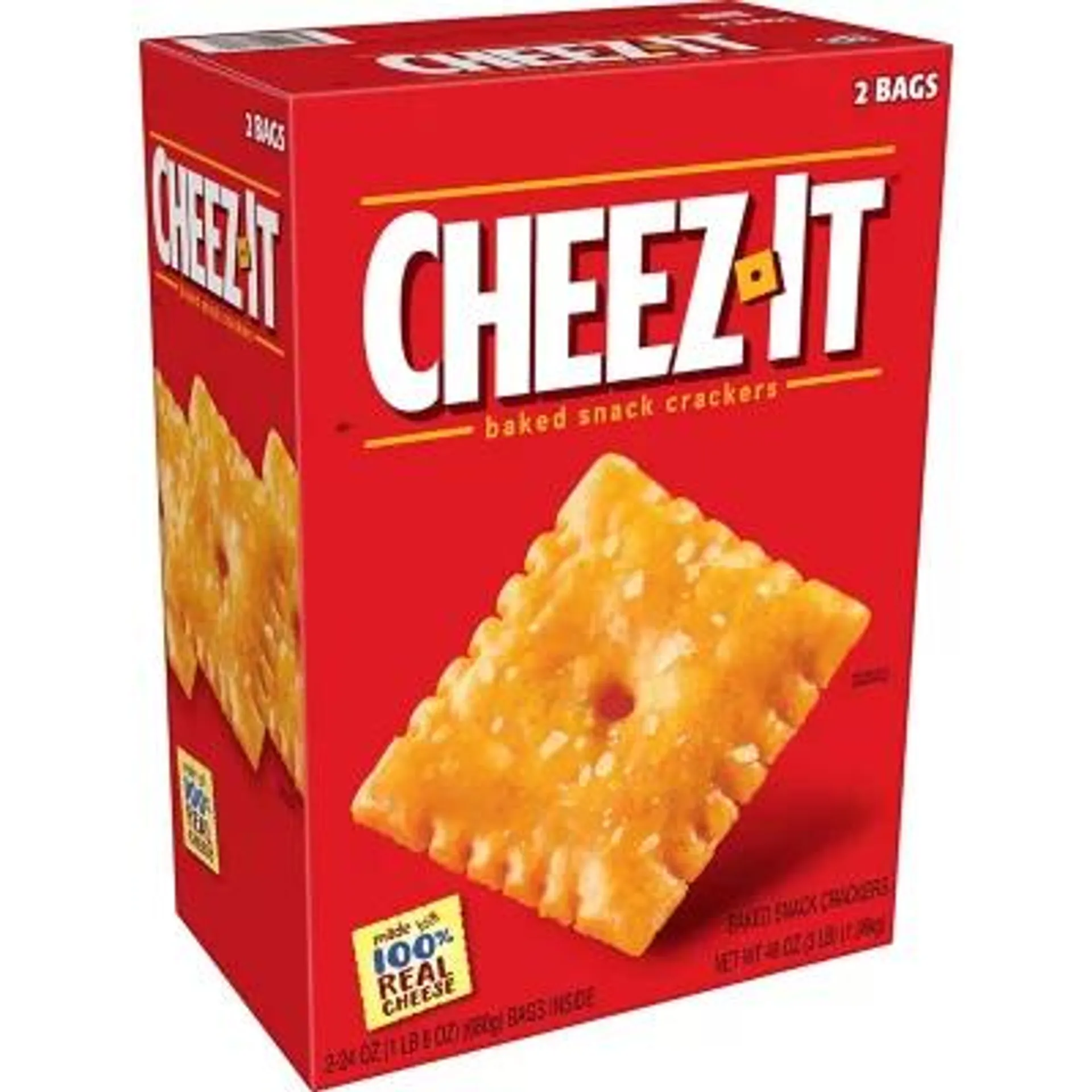 Cheez-It Original Baked Snack Crackers, 24 oz., 2 pk.