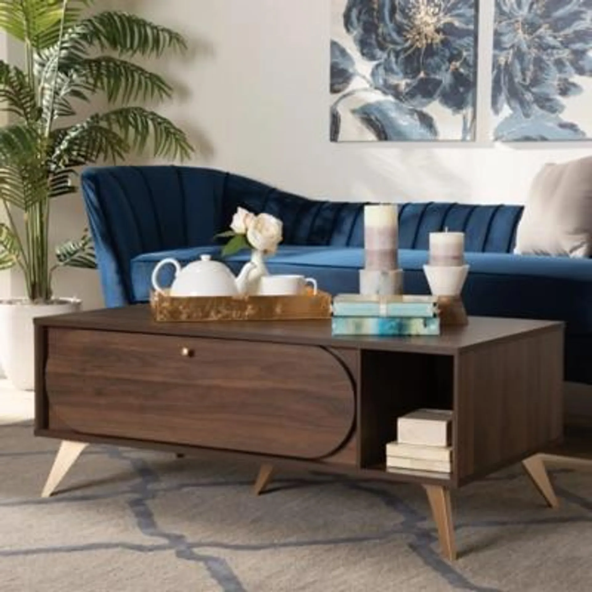 Edel Walnut Coffee Table