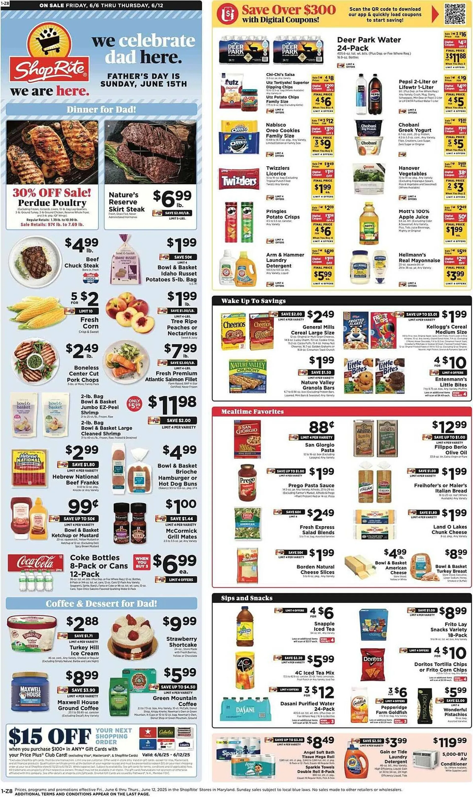 Weekly ad ShopRite Weekly Ad from June 6 to June 12 2025 - Page 1