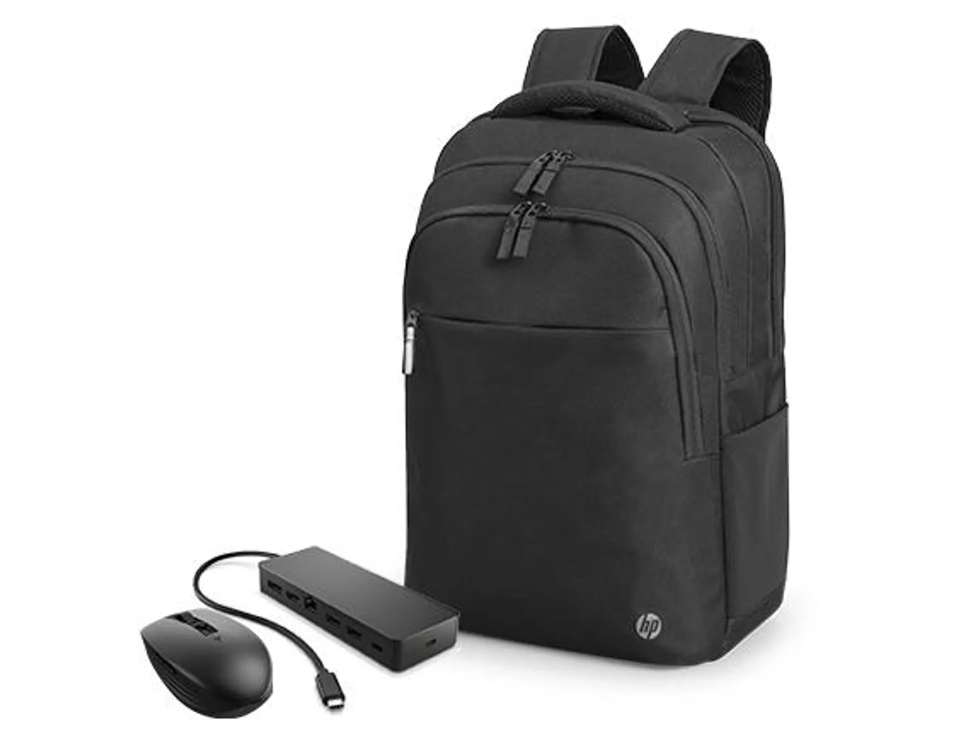 HP USB-C Hub, Wireless Mouse, and HP Renew Backpack Bundle for Teachers
