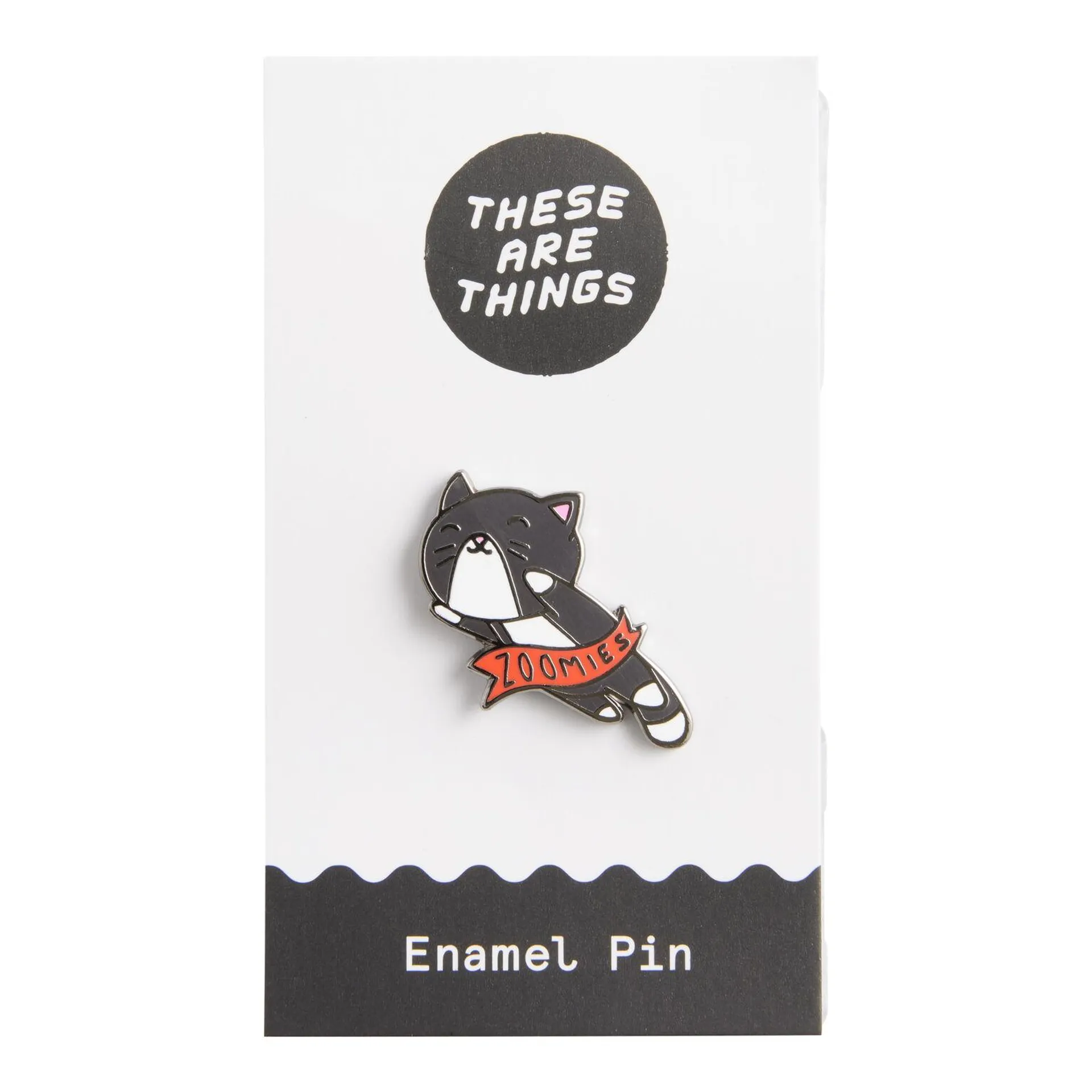 Cat Zoomies Enamel Pin