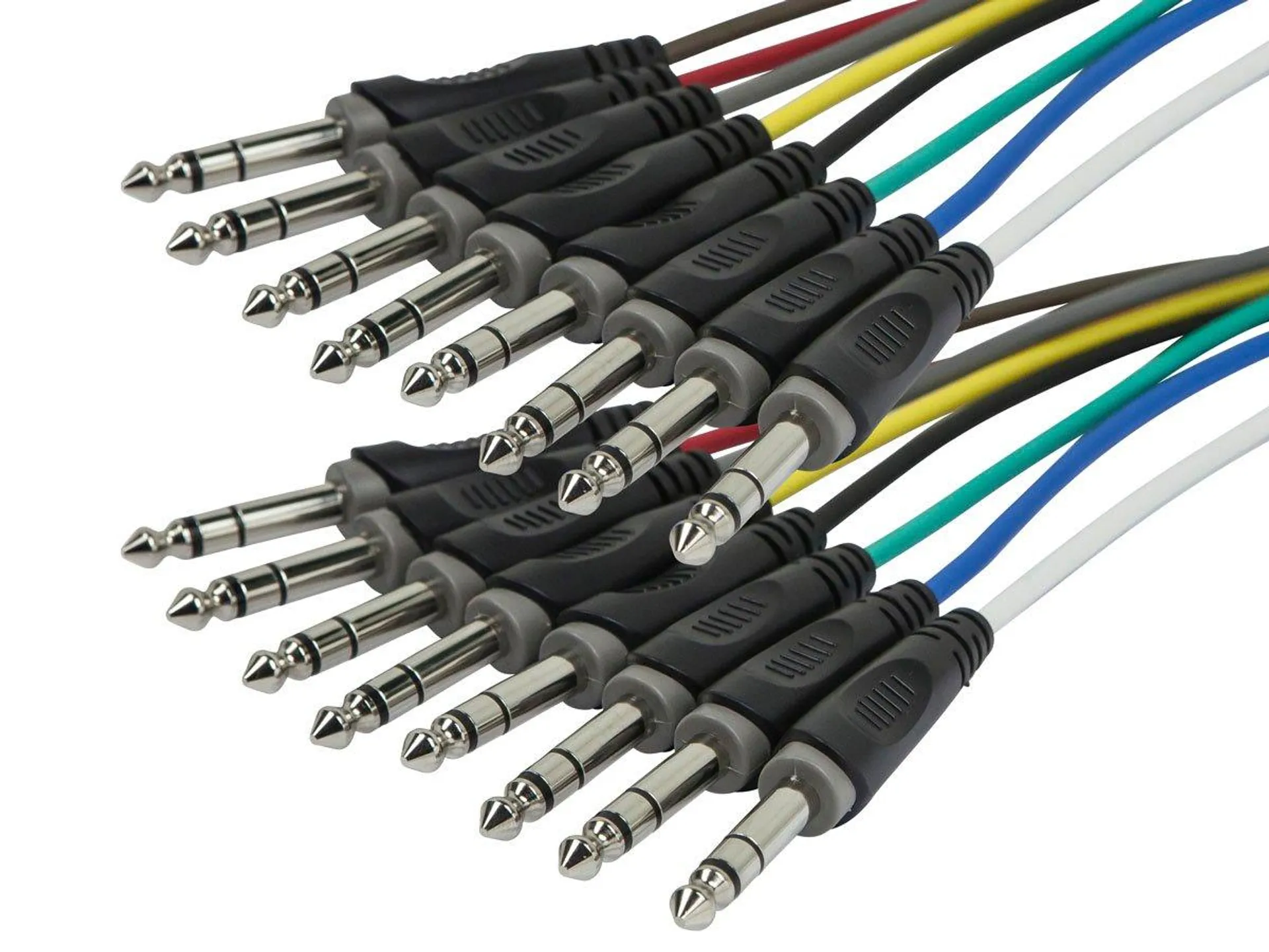 Monoprice 6 Meter (20ft) 8-Channel 1/4inch TRS Male to 1/4inch TRS Male Snake Cable