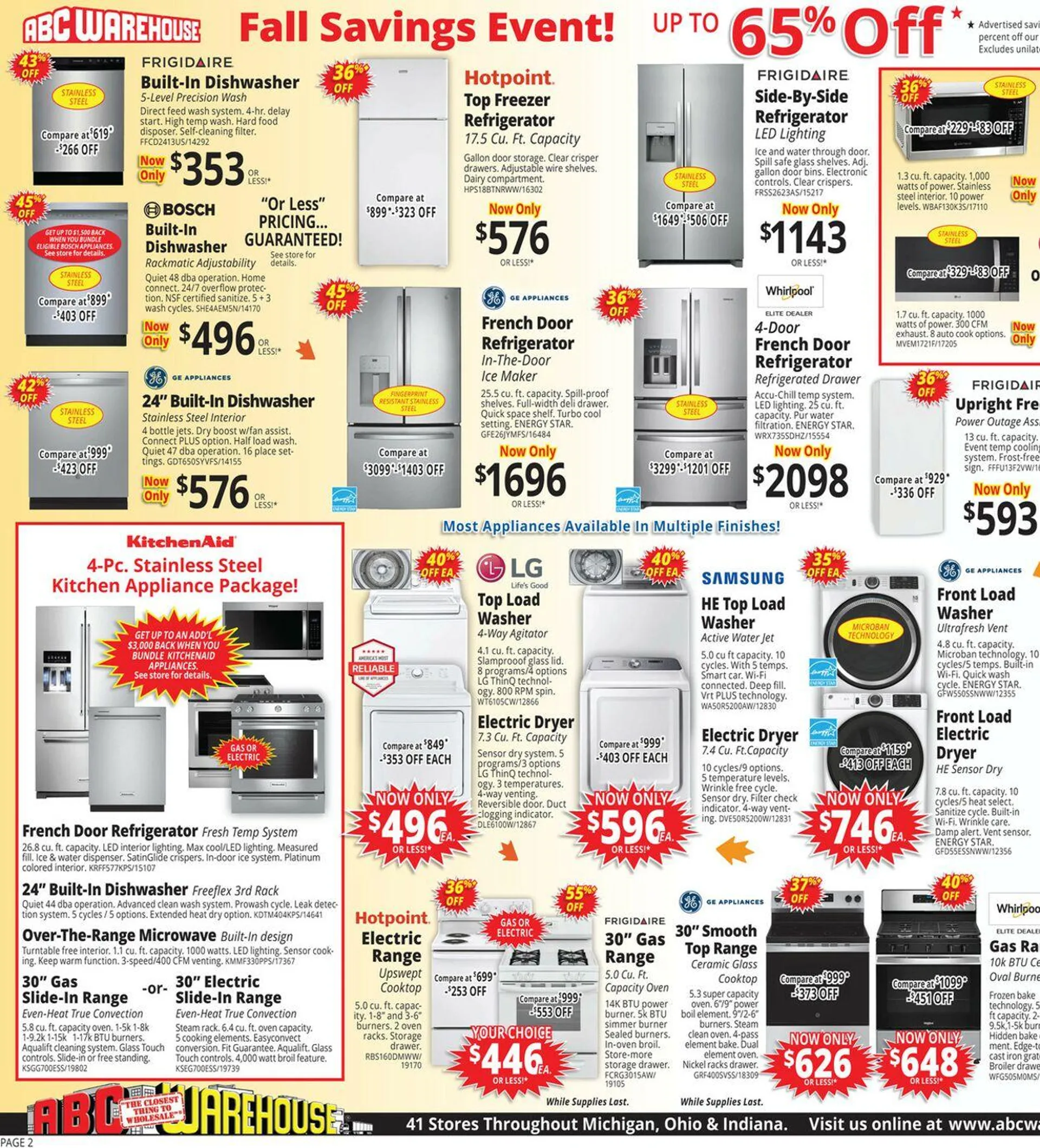 Weekly ad ABC Warehouse Current weekly ad from September 15 to September 21 2024 - Page 2