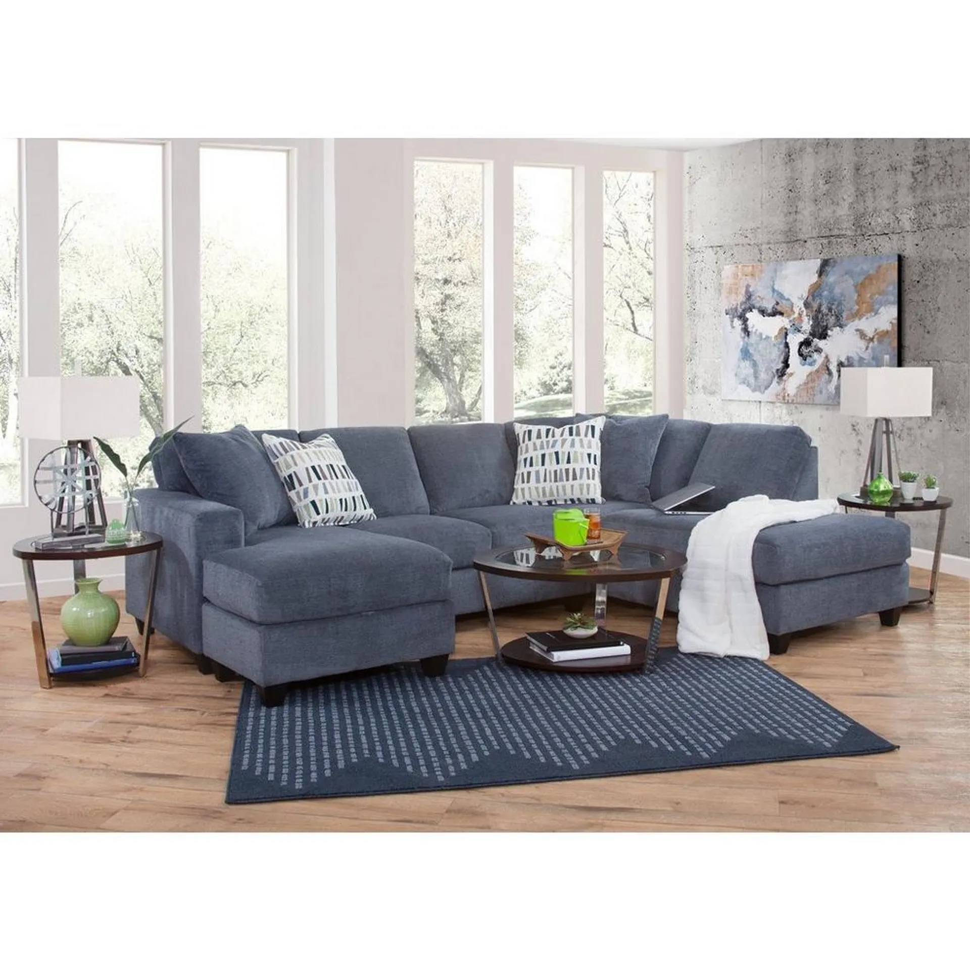 Breeze 2 - Piece Sofa Chaise with Lounge