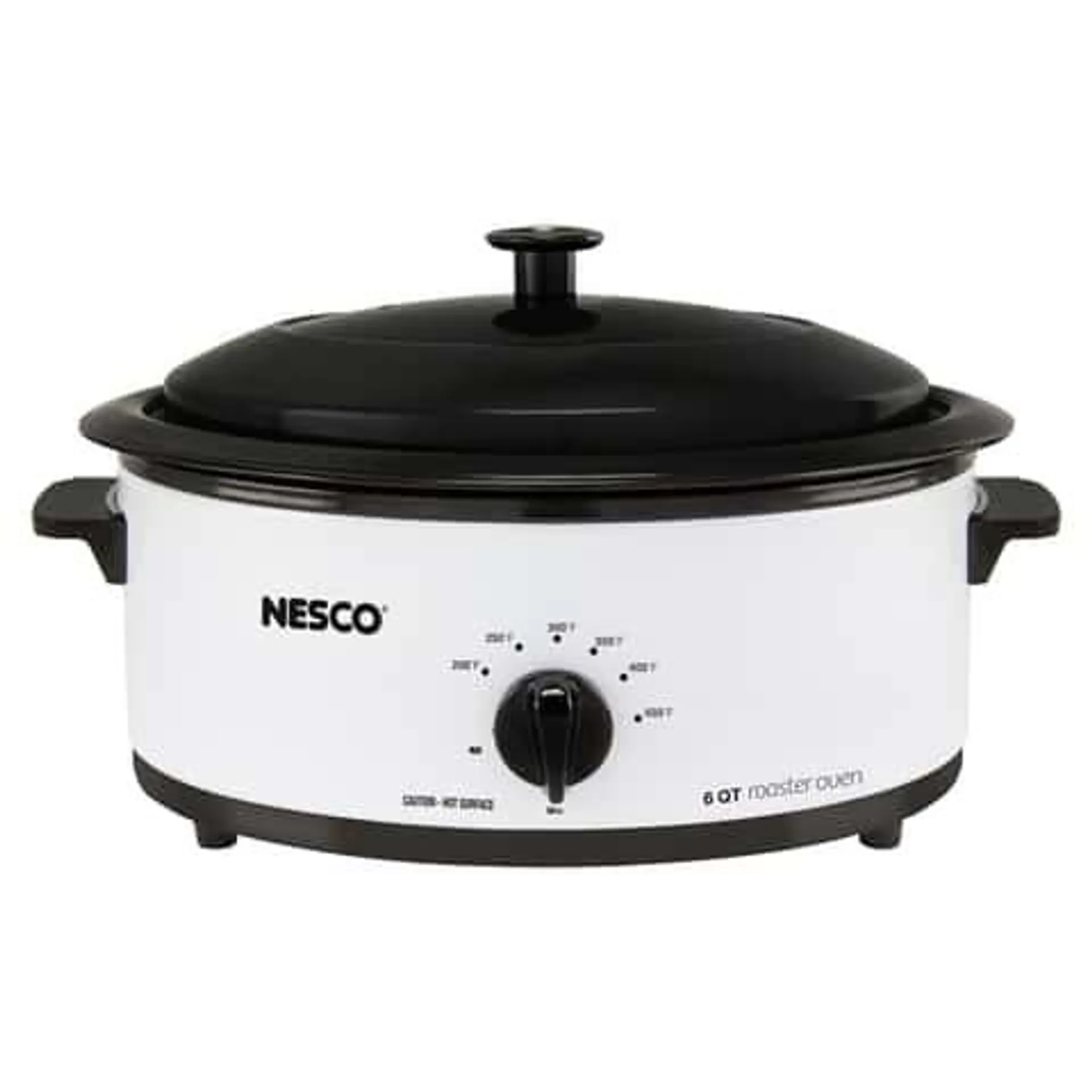 Nesco White Porcelain 6 qt Electric Roaster 9.25 in. H X 12 in. W X 17 in. L