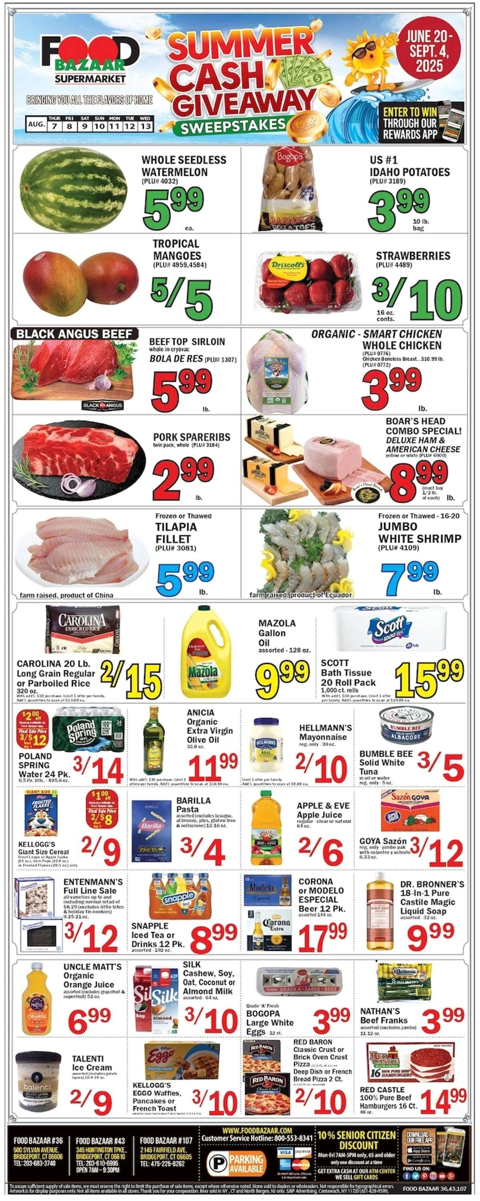 Weekly ad Food Bazaar Current weekly ad from August 7 to August 13 2025 - Page 1