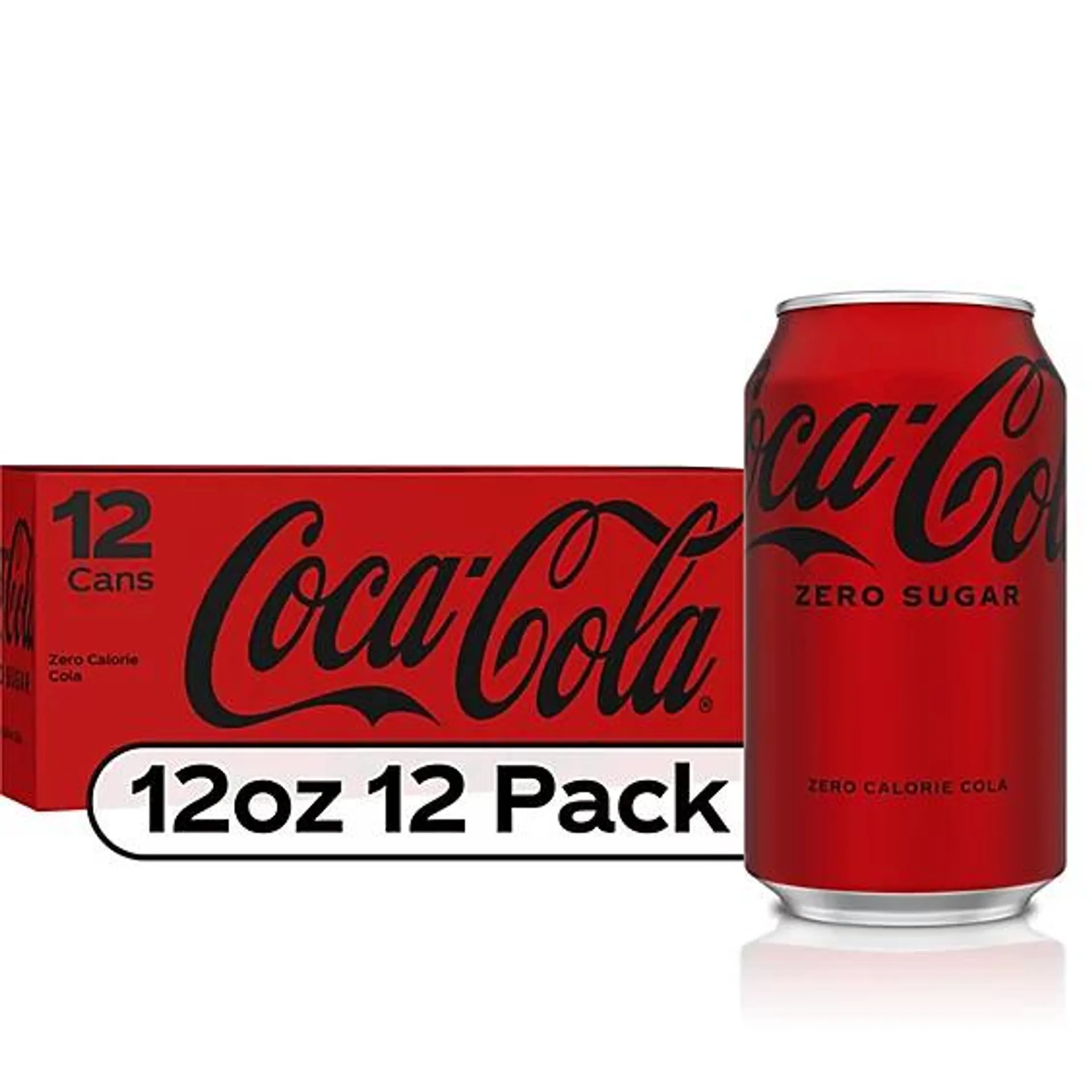 Coca-Cola Zero Sugar Soda Fridge Pack Cans - 12-12 Fl. Oz.