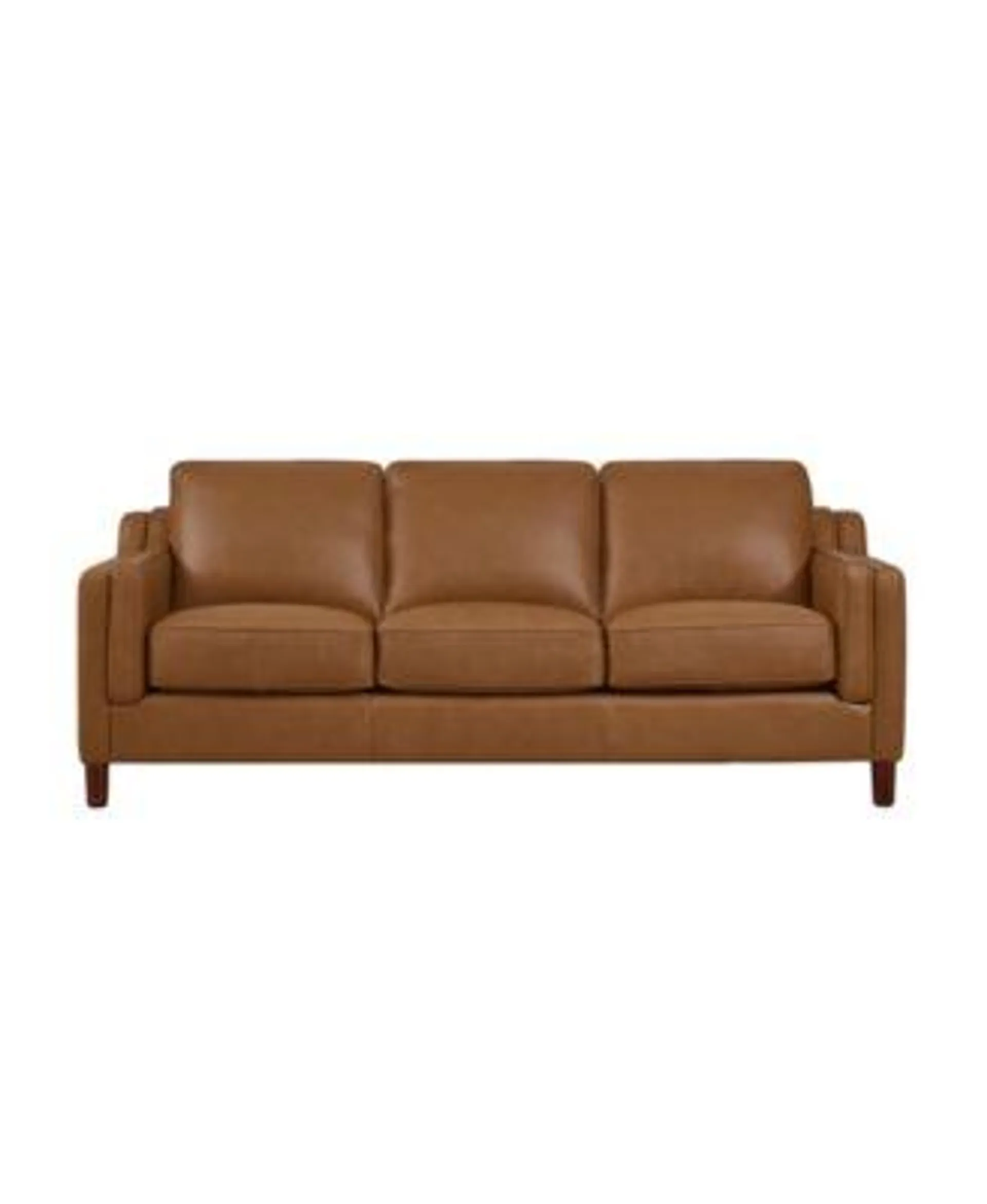 Bella 84" Top Grain Leather Sofa Couch