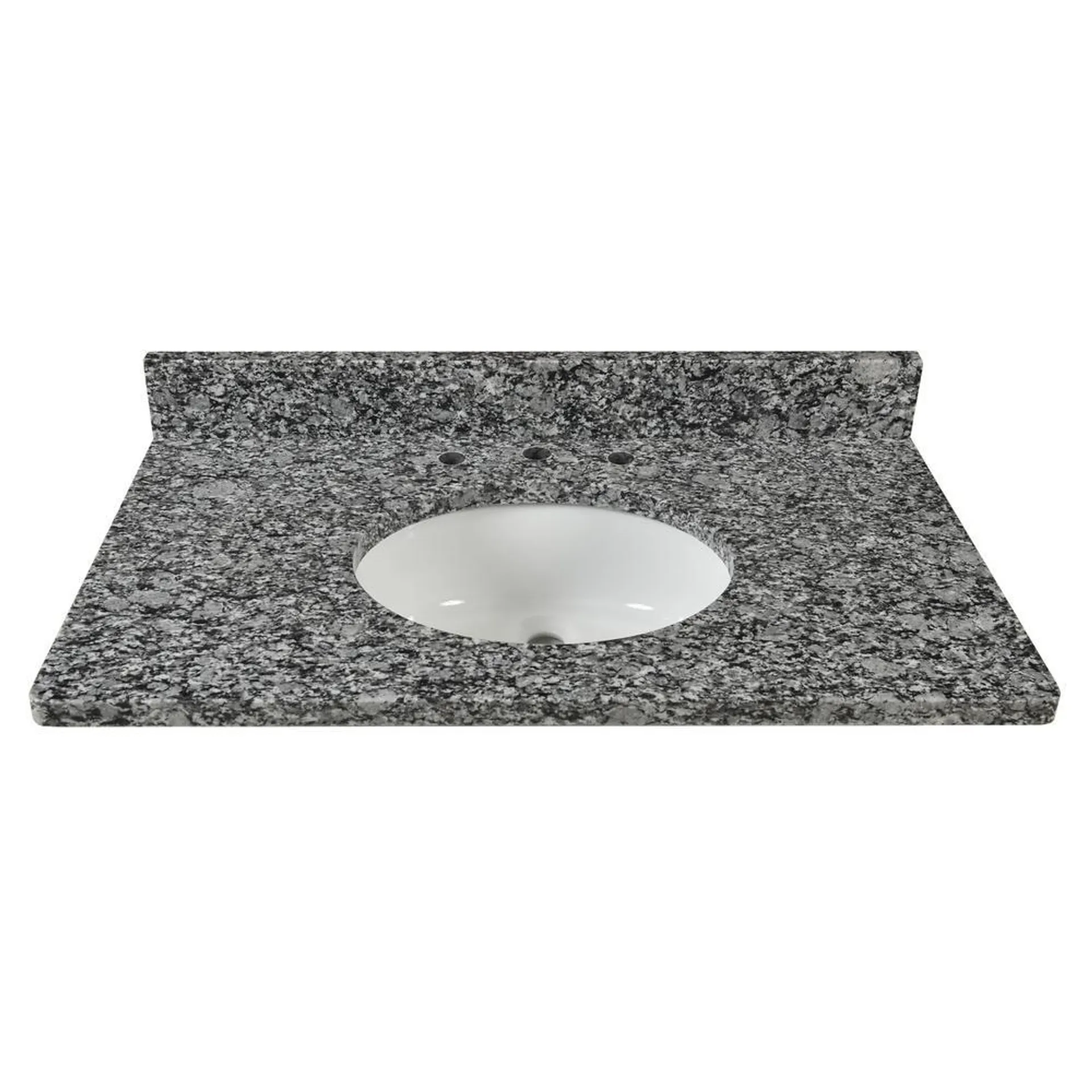 Tuscany® 37"W x 22"D Night Dive Granite Vanity Top with Oval Undermount Bowl