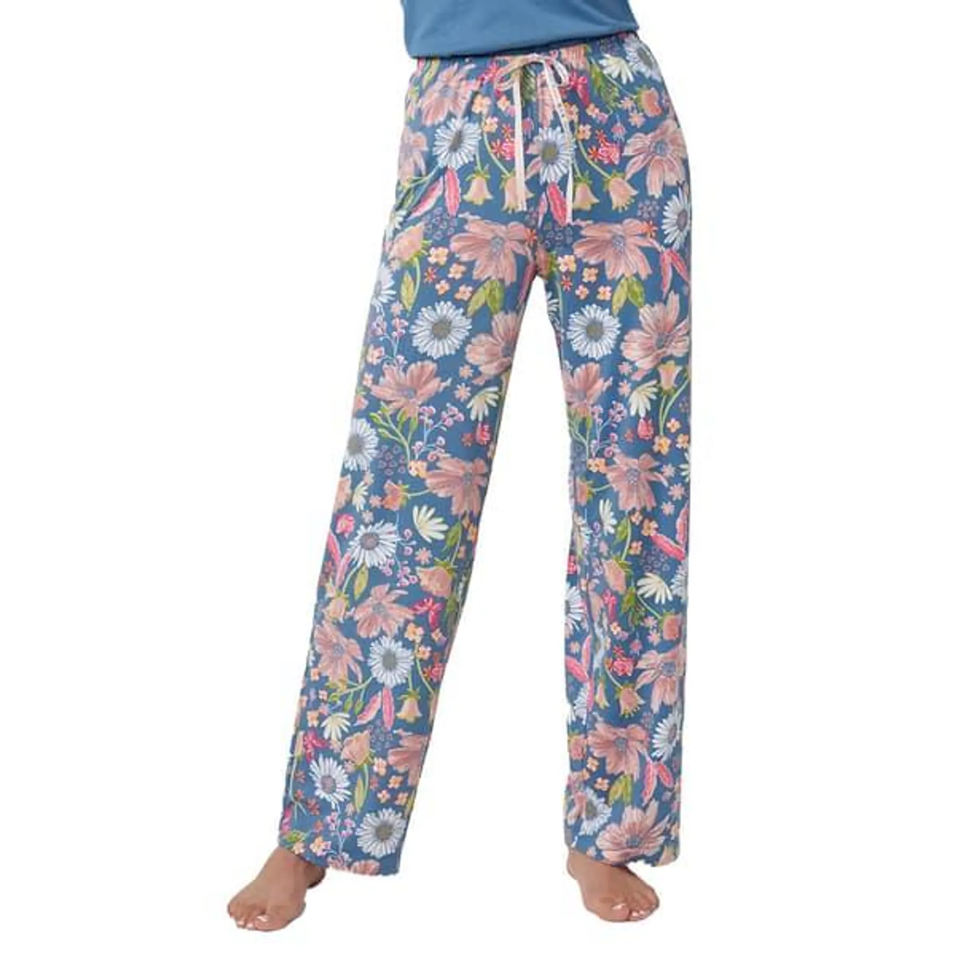 Womens HUE® Romantic Floral Long Pajama Pants