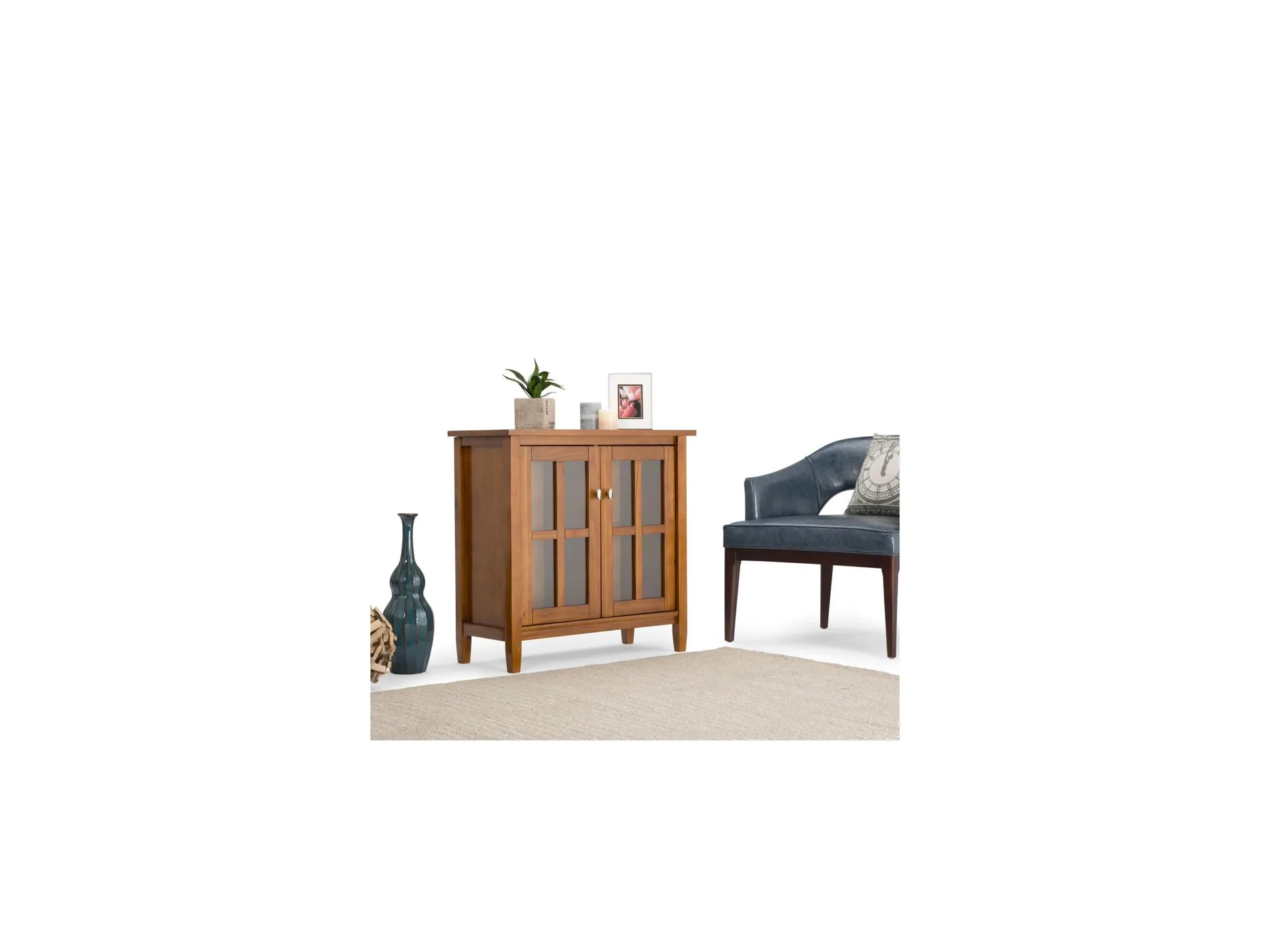 Warm Shaker 32" Rustic Storage Cabinet
