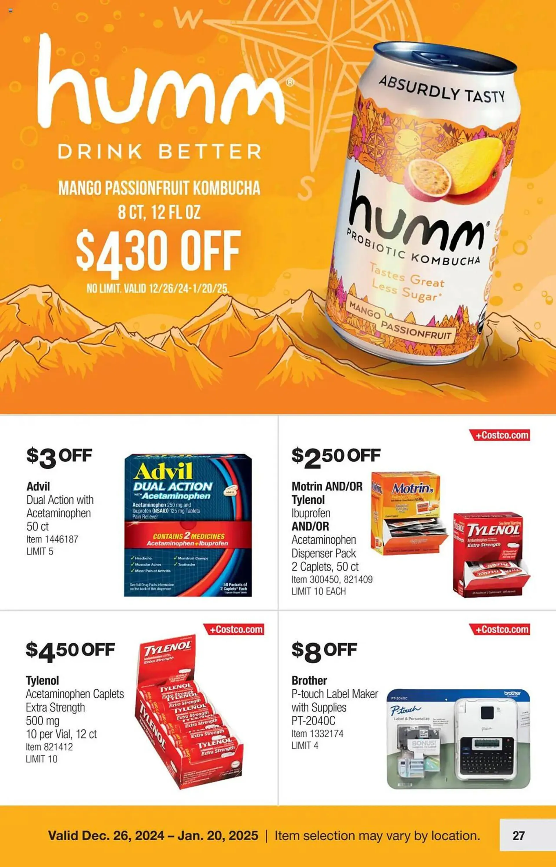 Weekly ad Costco Weekly Ad from December 26 to January 20 2025 - Page 27