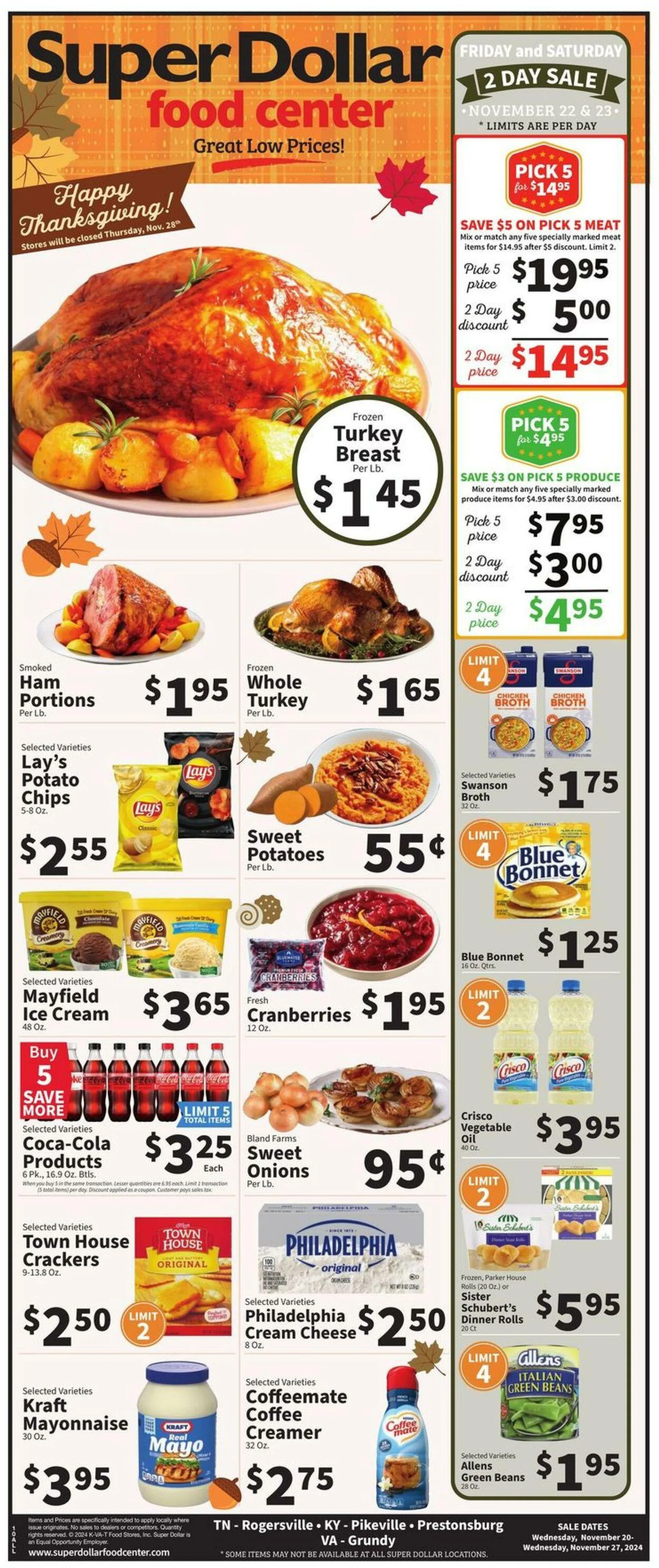 Super Dollar Food Center Current weekly ad - 1