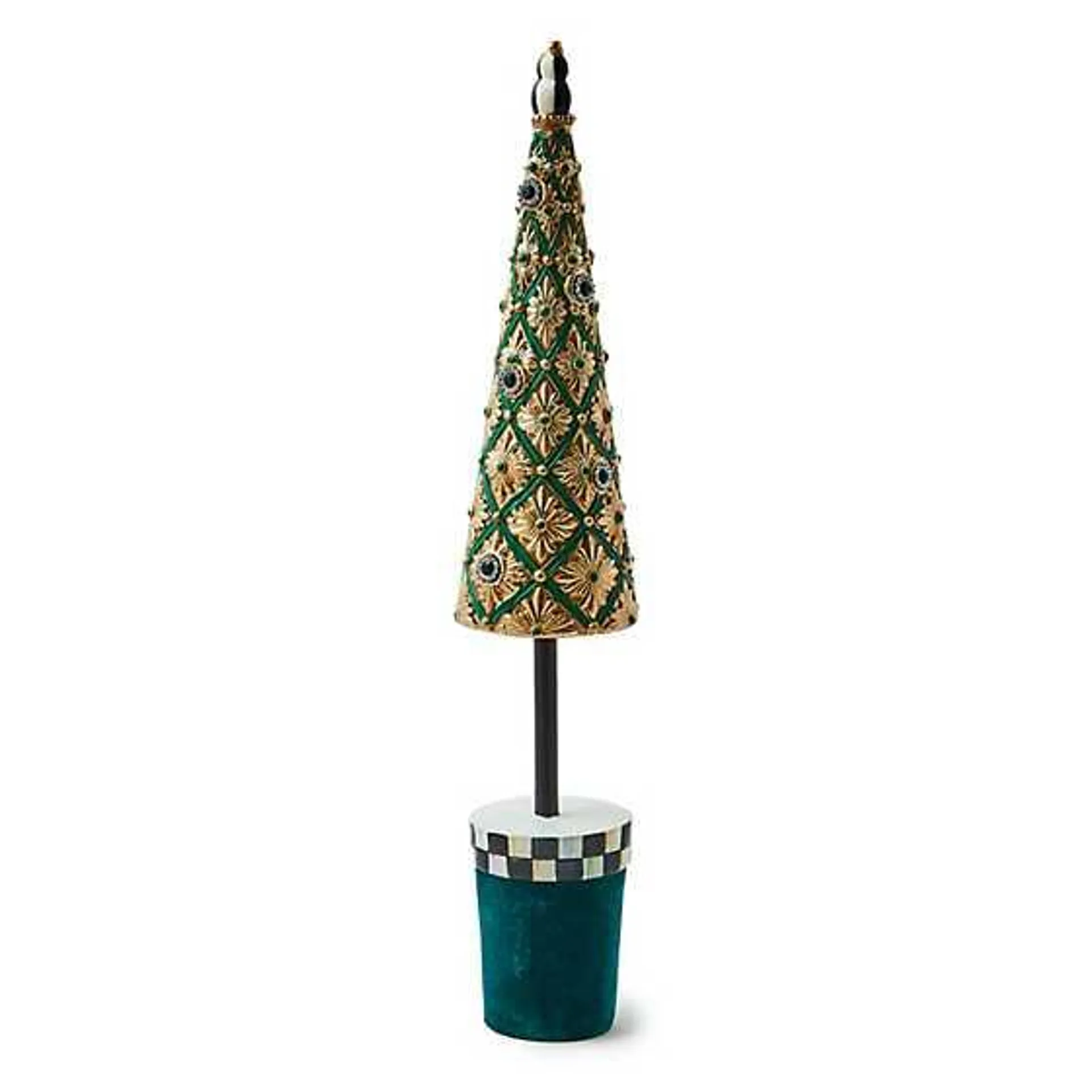 Emerald Luxe Small Jeweled Tree