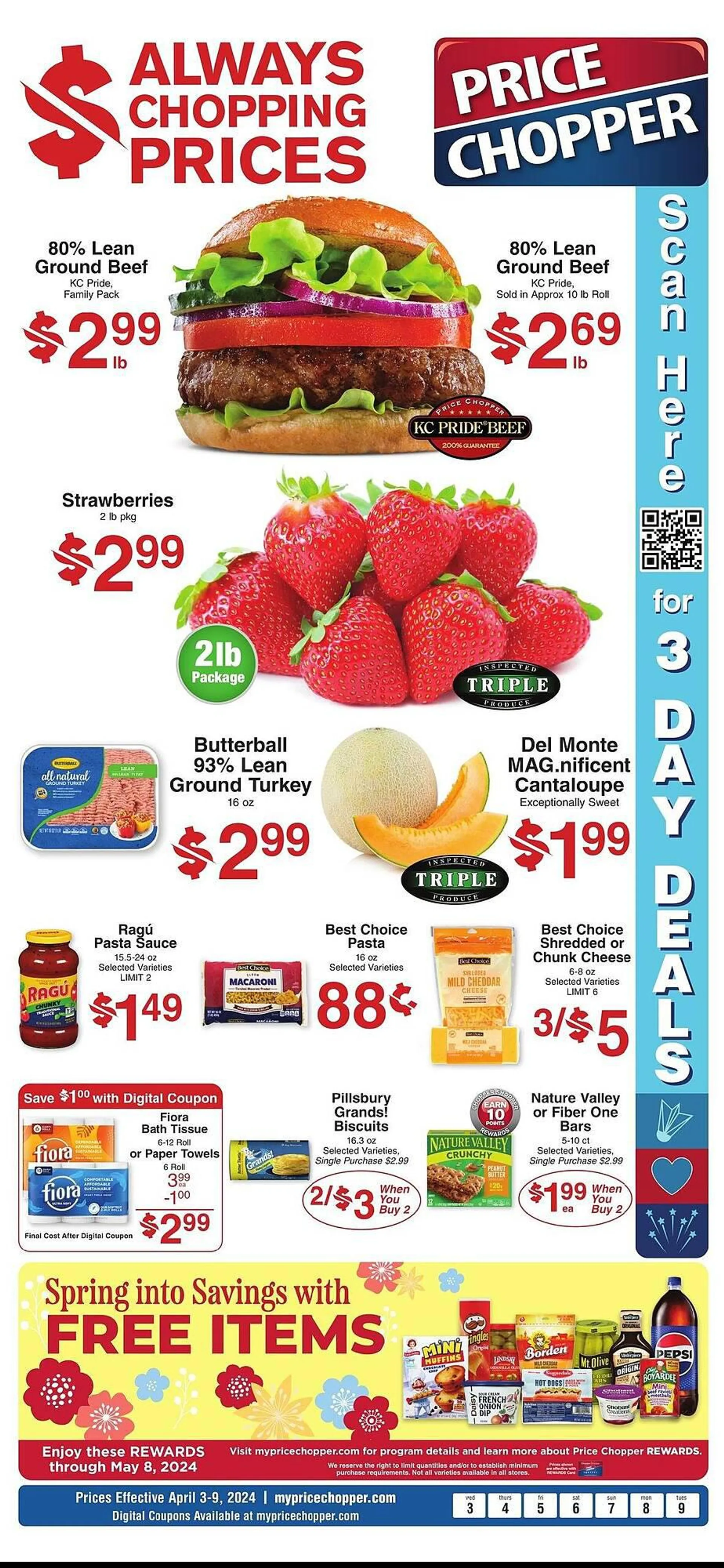 Weekly ad Price Chopper Weekly Ad from April 3 to April 9 2024 - Page 1