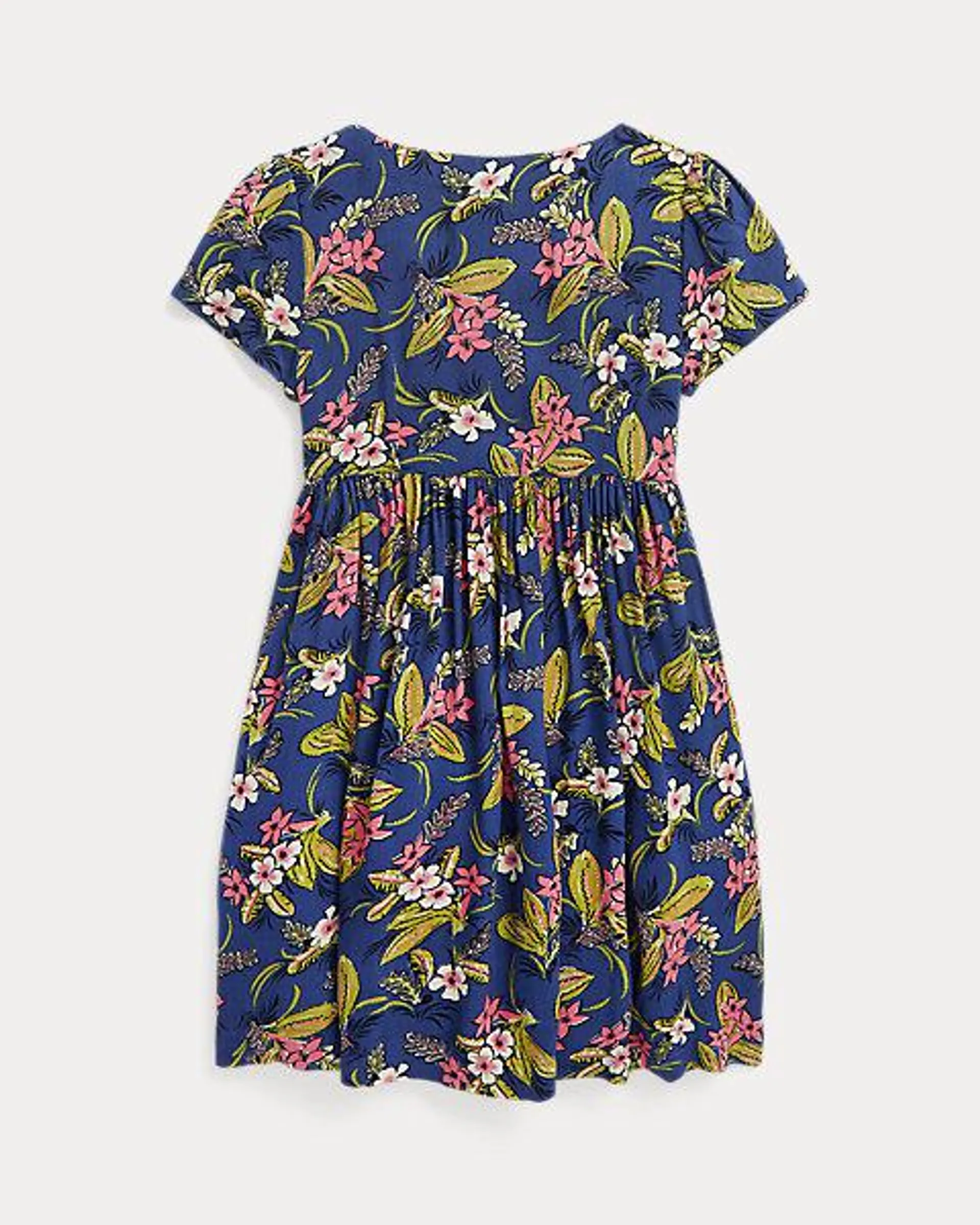 Floral Button-Front Dress