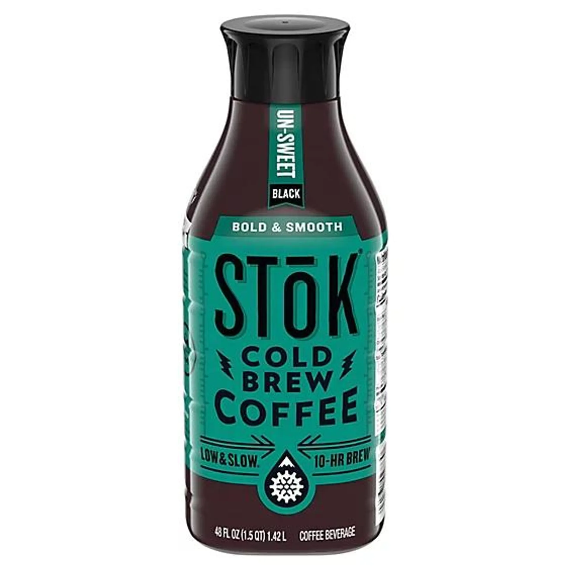 SToK Black Unsweetened Cold Brew Coffee - 48 Count