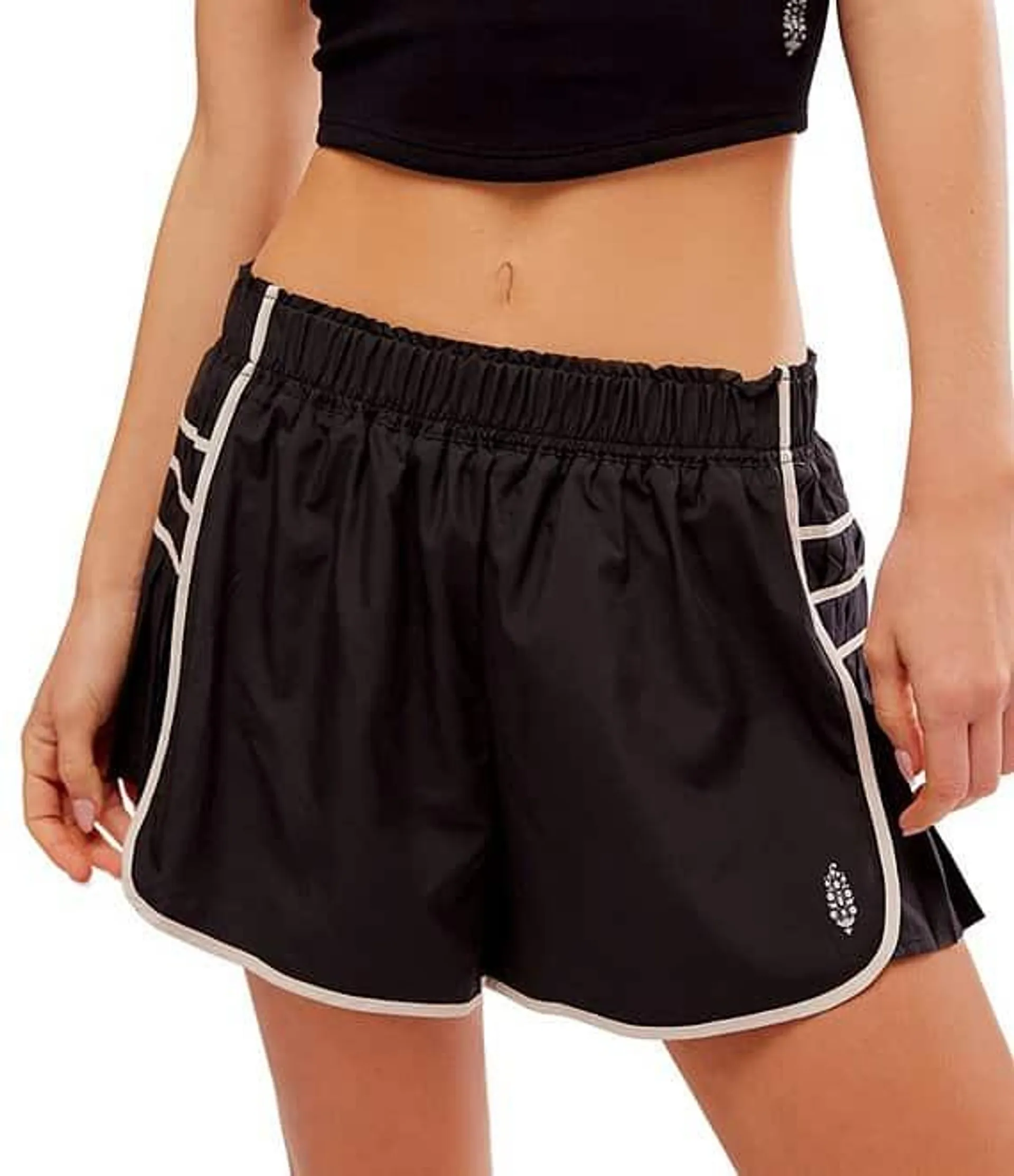 FP Movement Easy Tiger High Rise Smocked Waist Shorts