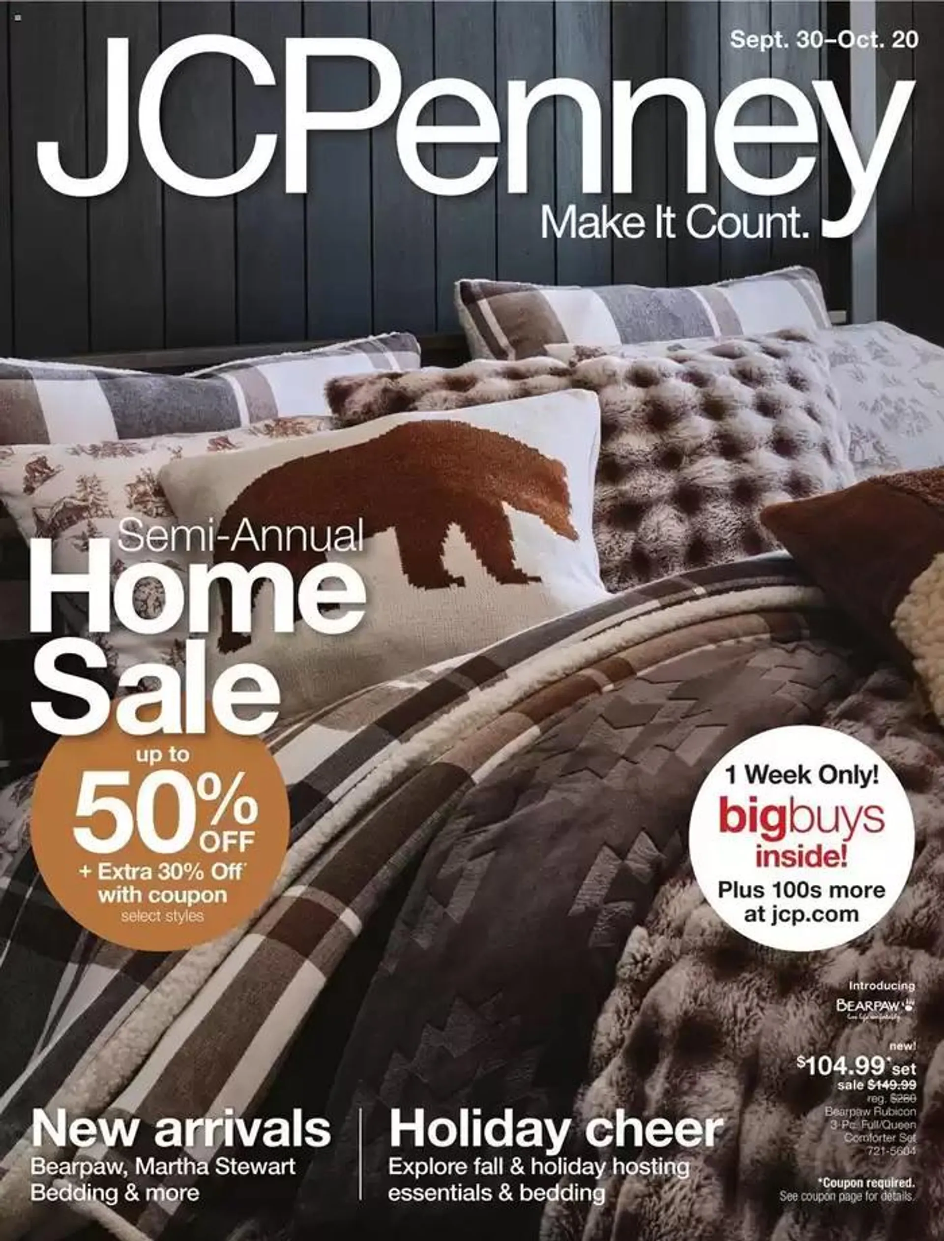 Weekly ad JC Penney weekly ad from September 30 to October 20 2024 - Page 1