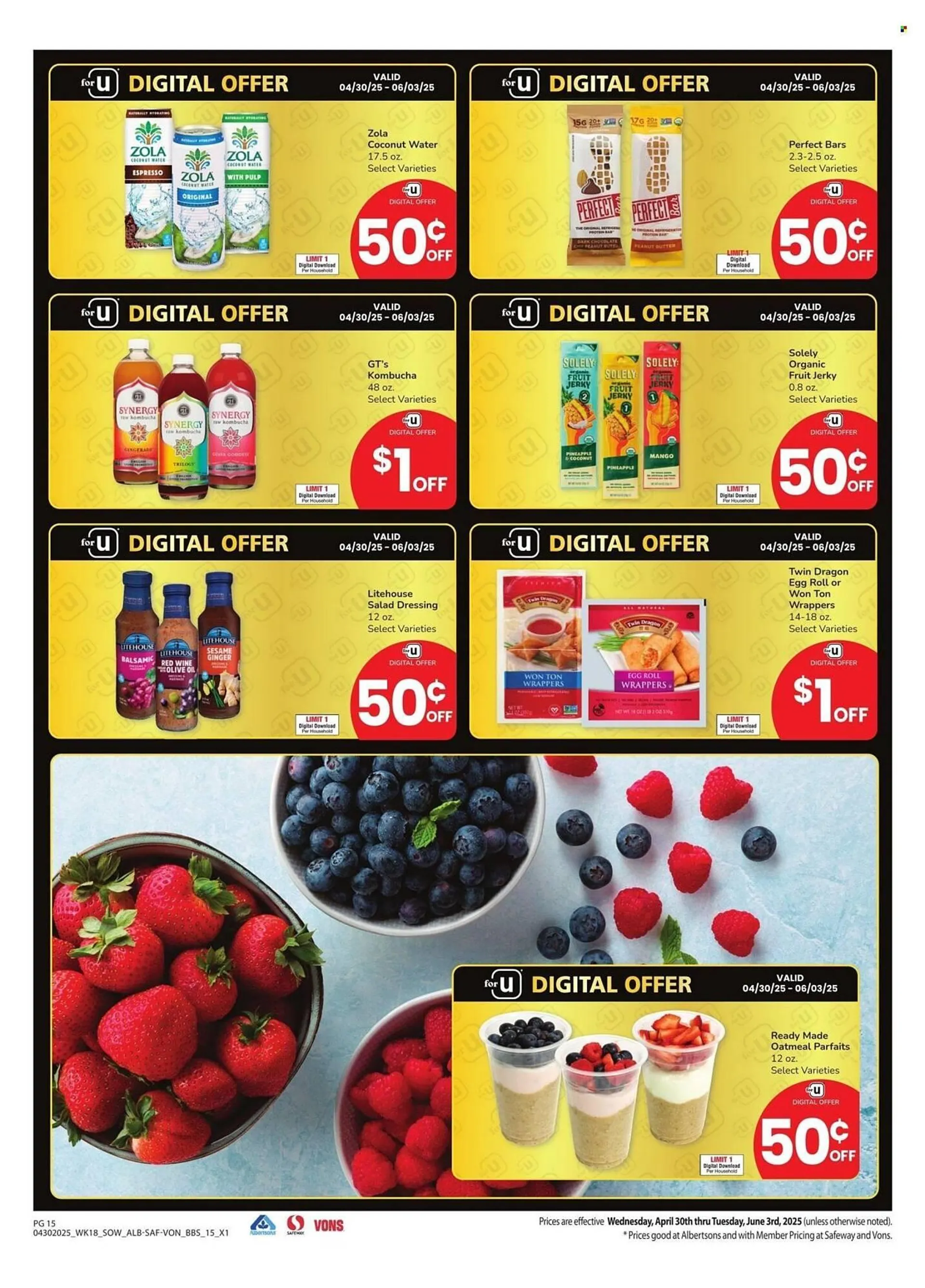 Weekly ad Albertsons Weekly Ad from April 30 to June 3 2025 - Page 15