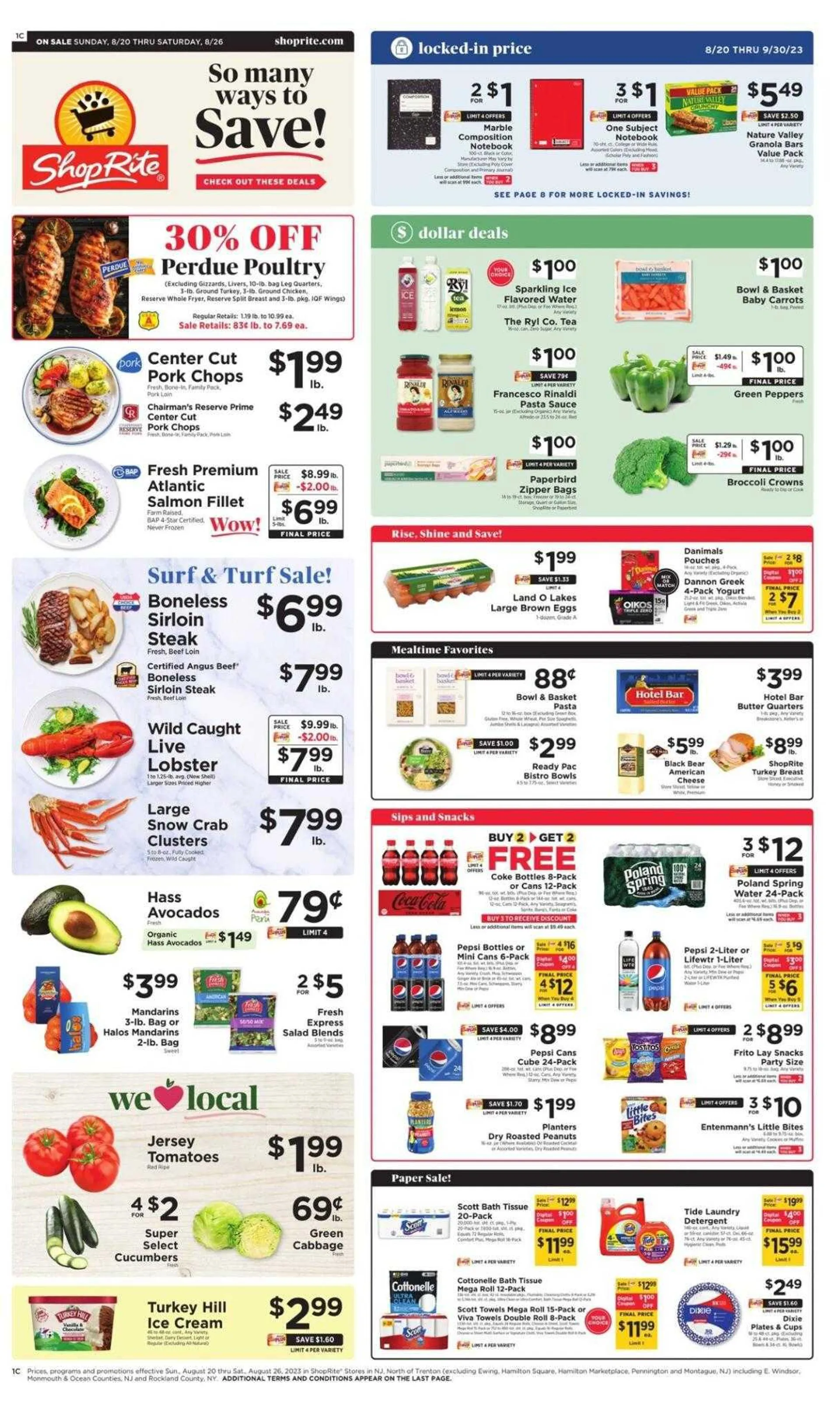 Weekly ad ShopRite Catalog from August 20 to September 30 2023 - Page 1