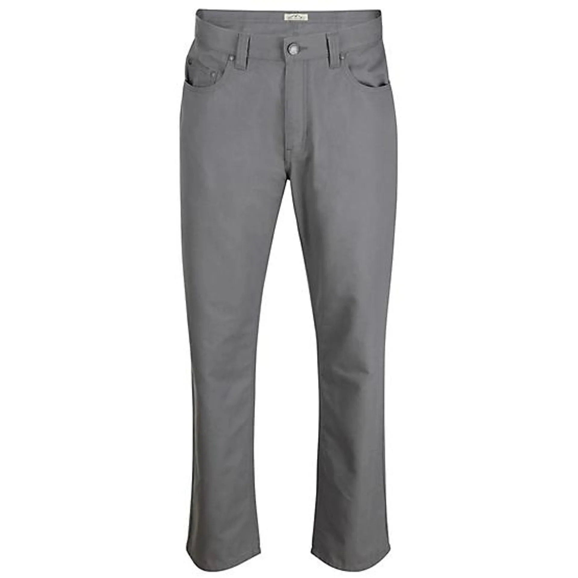 Men's Relaxed Fit Mid-Rise 5-Pocket Basic Canvas Pants