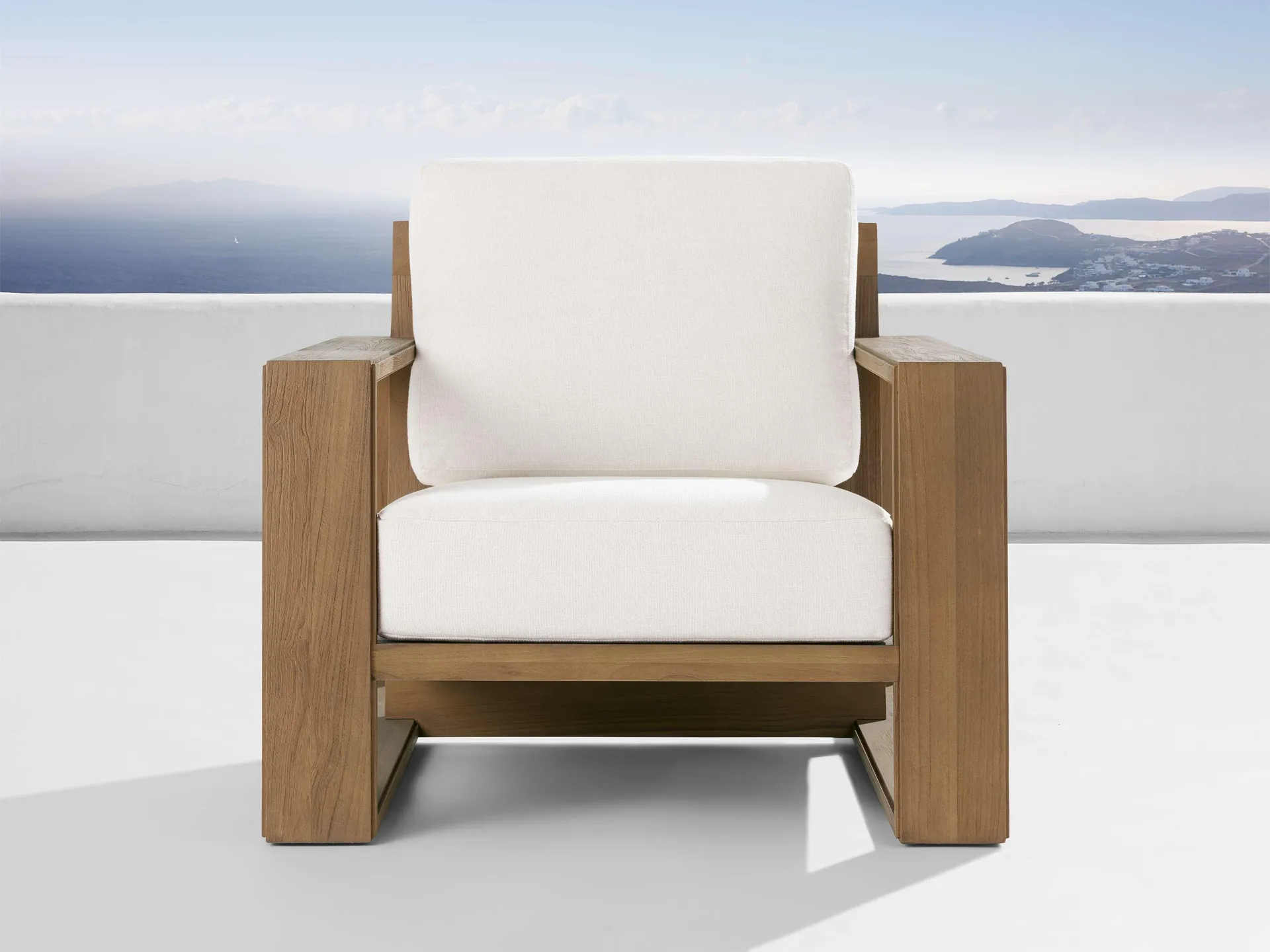 Canyon Outdoor Teak Lounge Chair