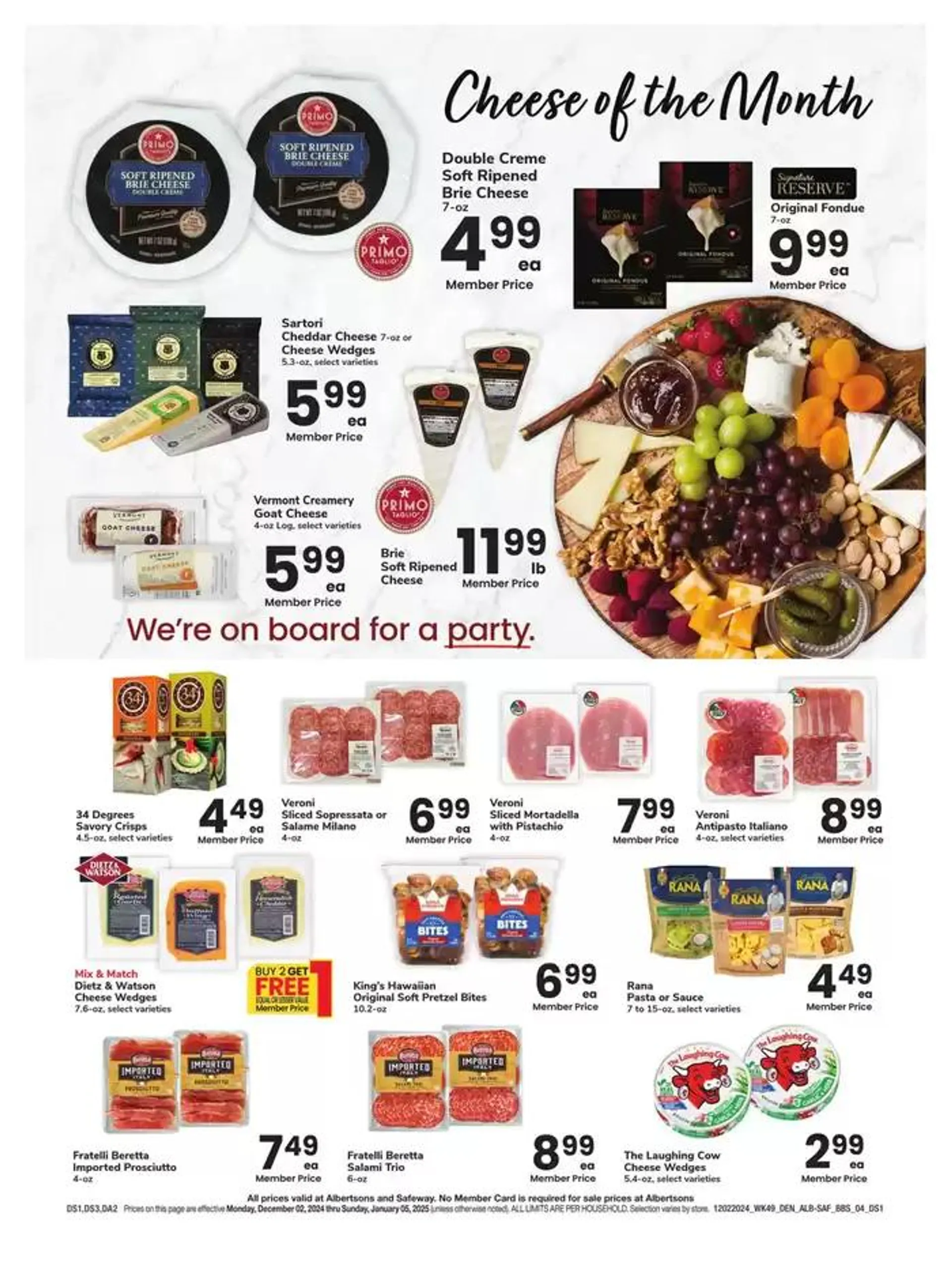 Weekly ad  Albertsons - Denver - BBS from December 2 to January 5 2025 - Page 3