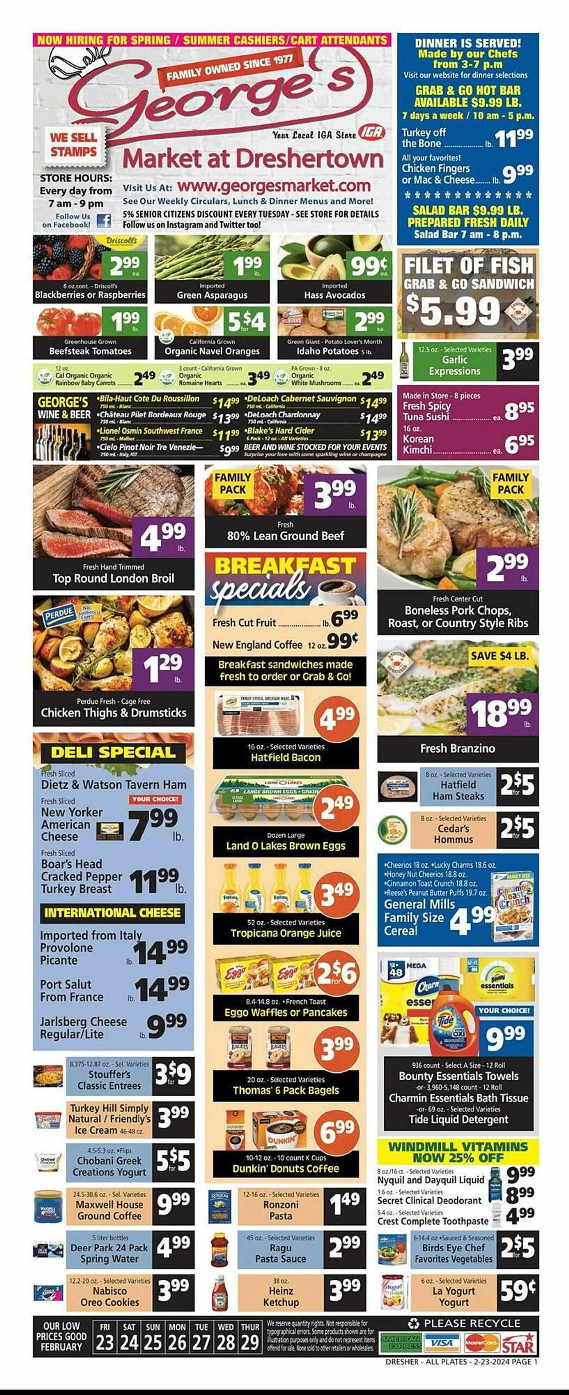 Weekly ad George's Market Weekly Ad from February 23 to February 29 2024 - Page 