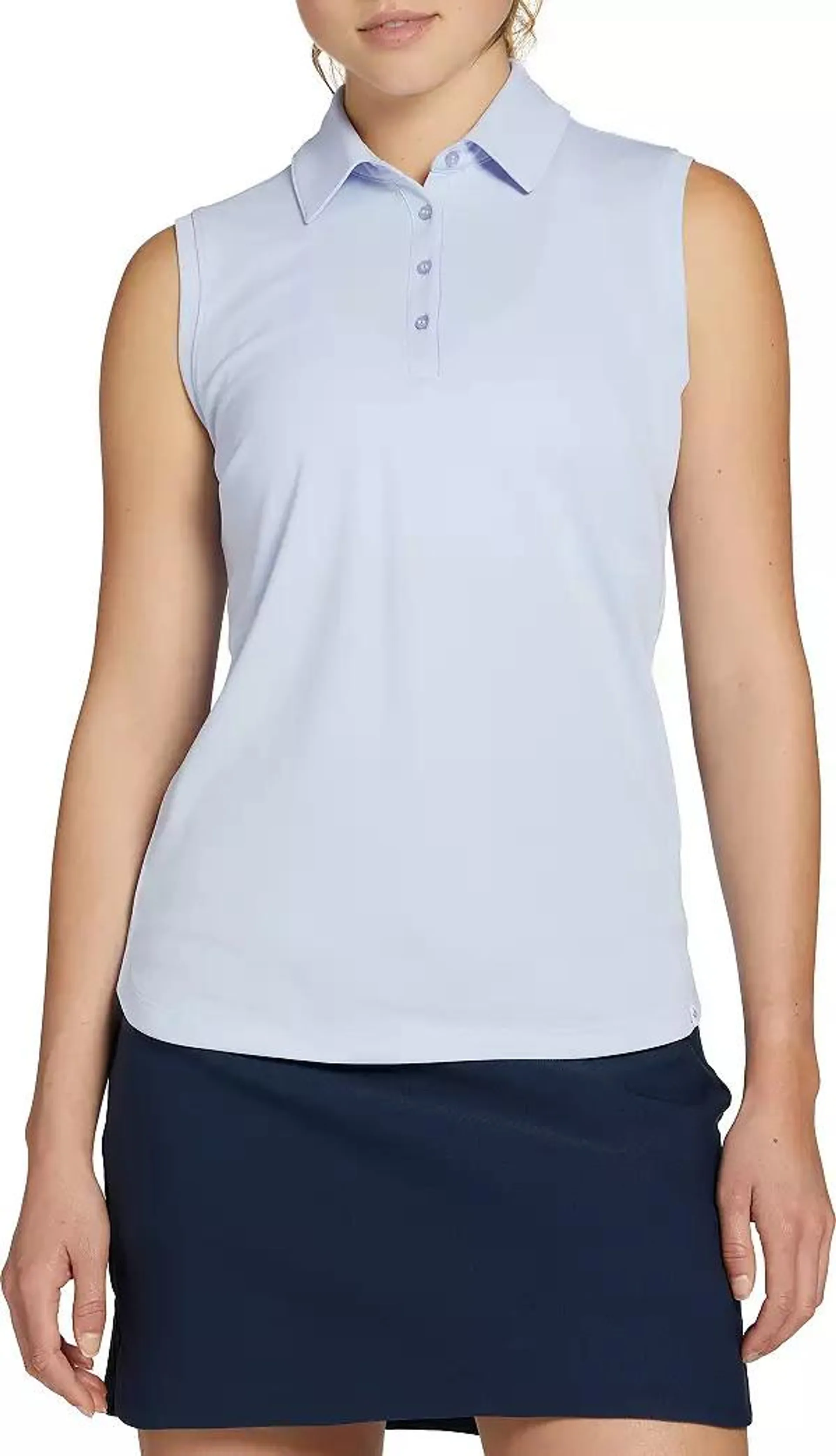 Walter Hagen Women's Clubhouse Pique Sleeveless Golf Polo