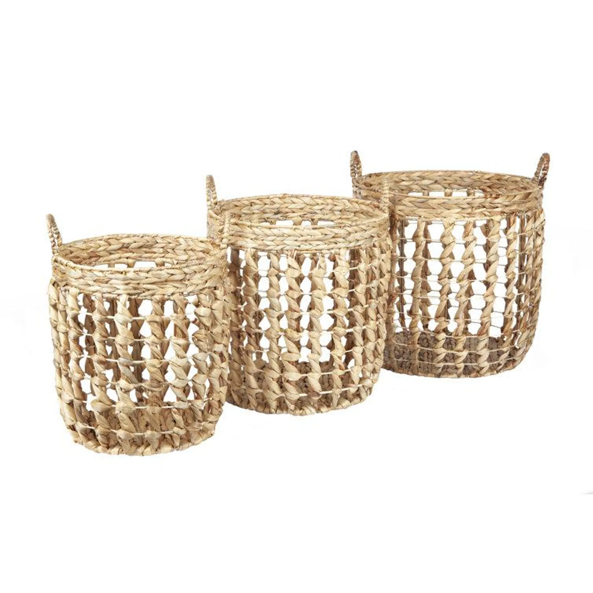 Nesting Seagrass General Basket - Set of 3