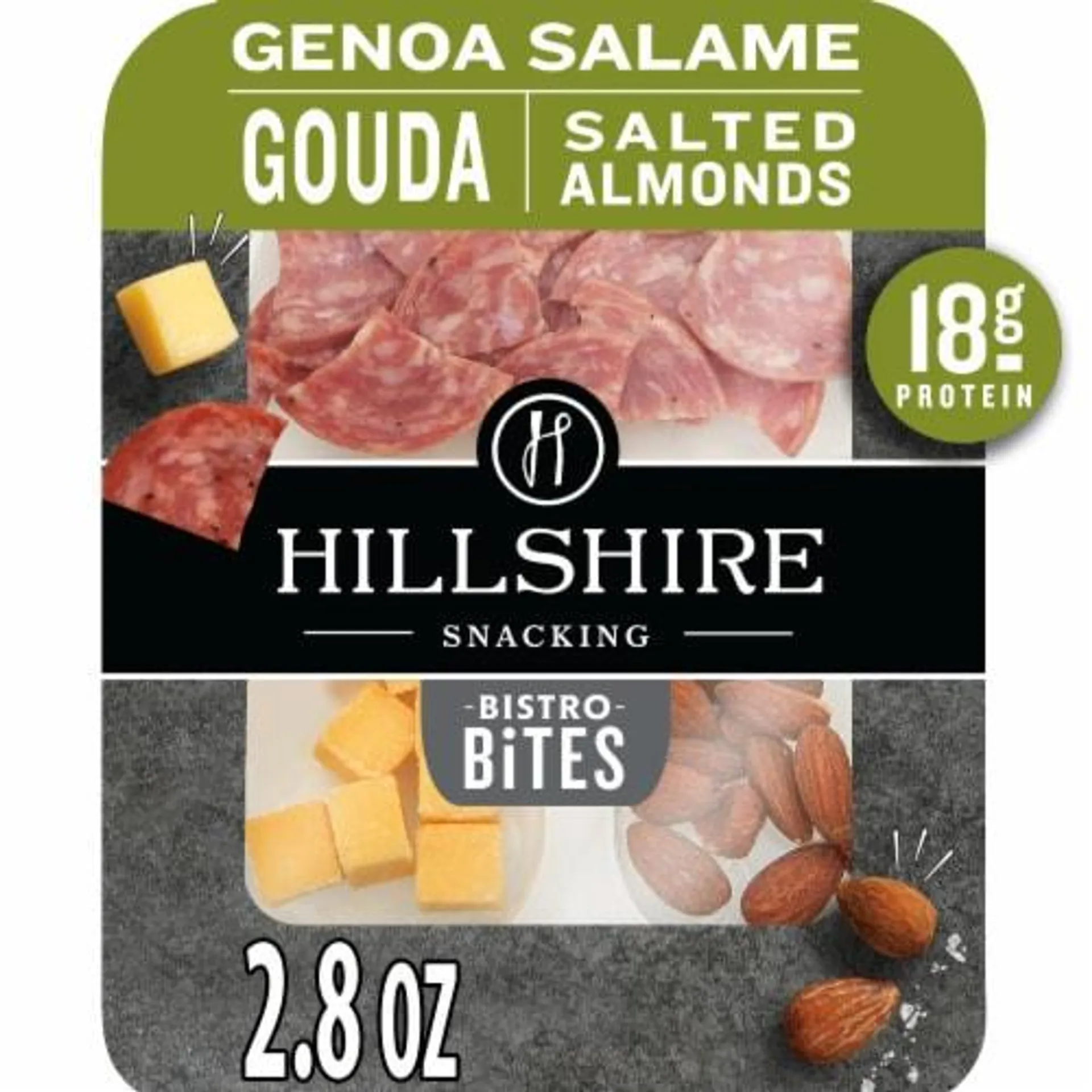 Hillshire® Snacking Bistro Bites Genoa Salame and Gouda Cheese Single Serve