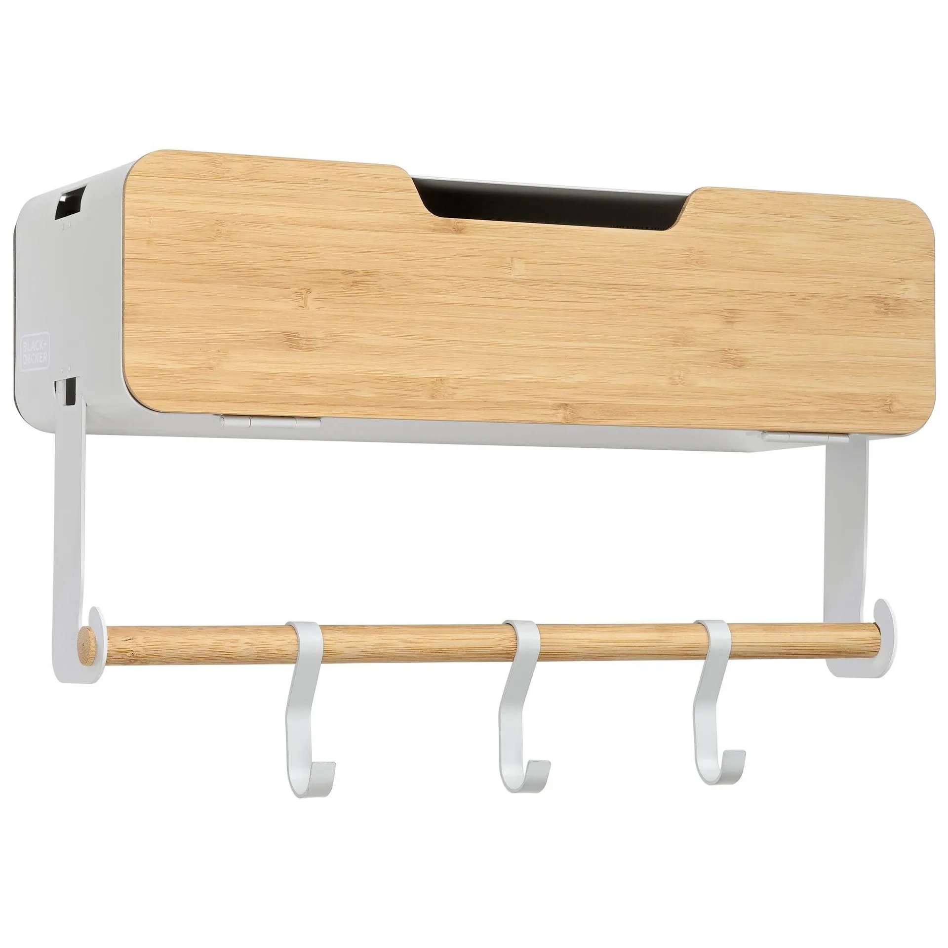 Hanging | Magnetic Rack System, Shelf With Door, White