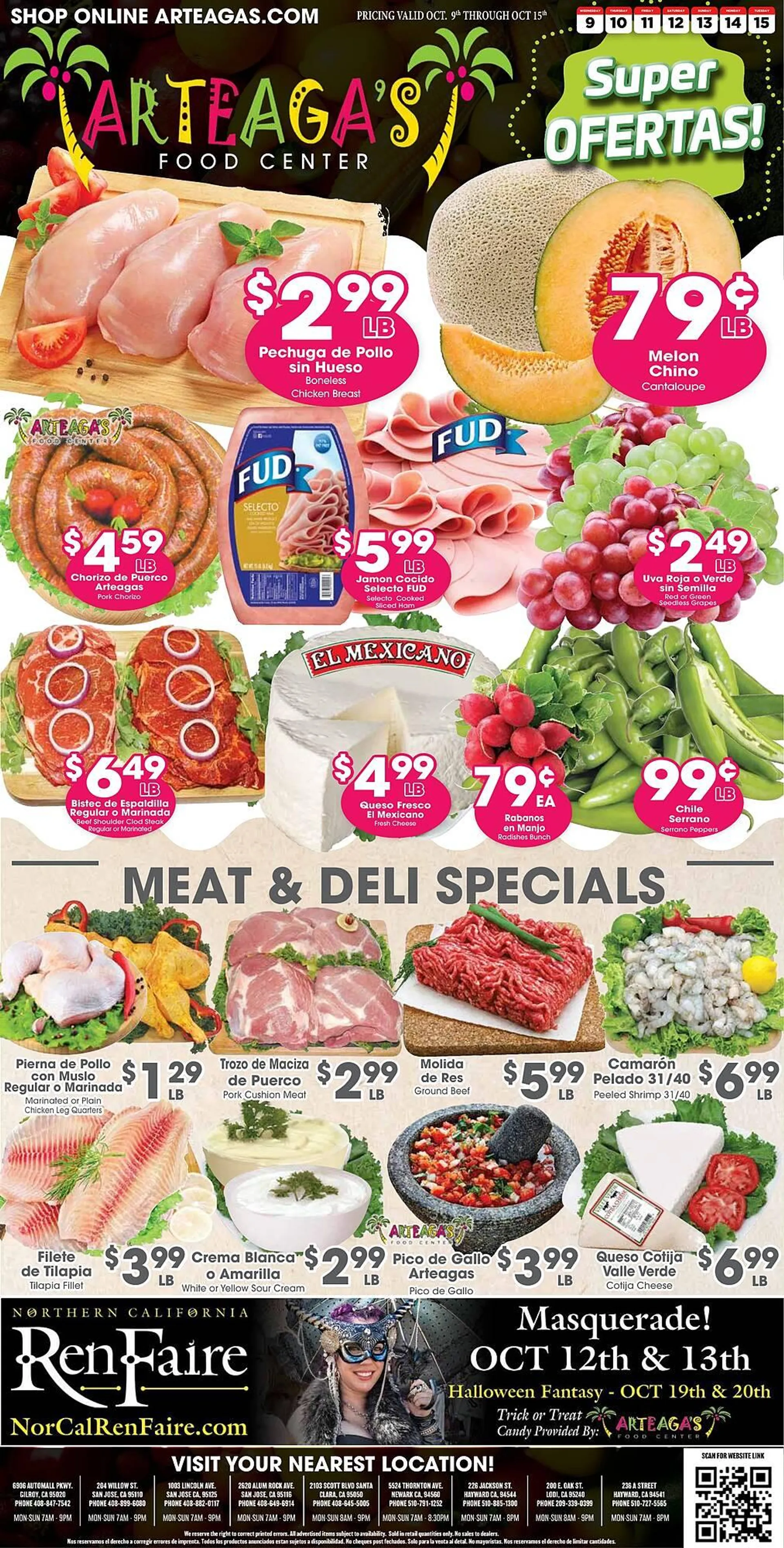 Arteagas Food Center Weekly Ad - 1