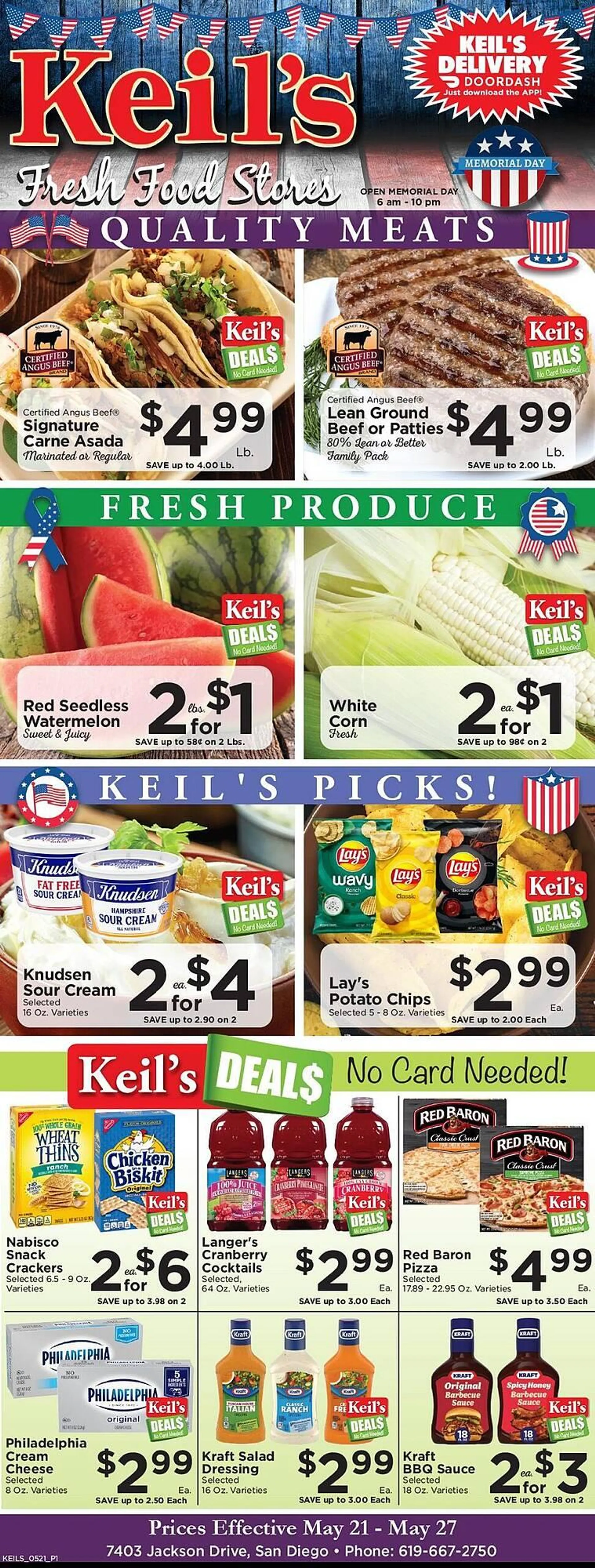 Keils Fresh Food Stores Weekly Ad - 1