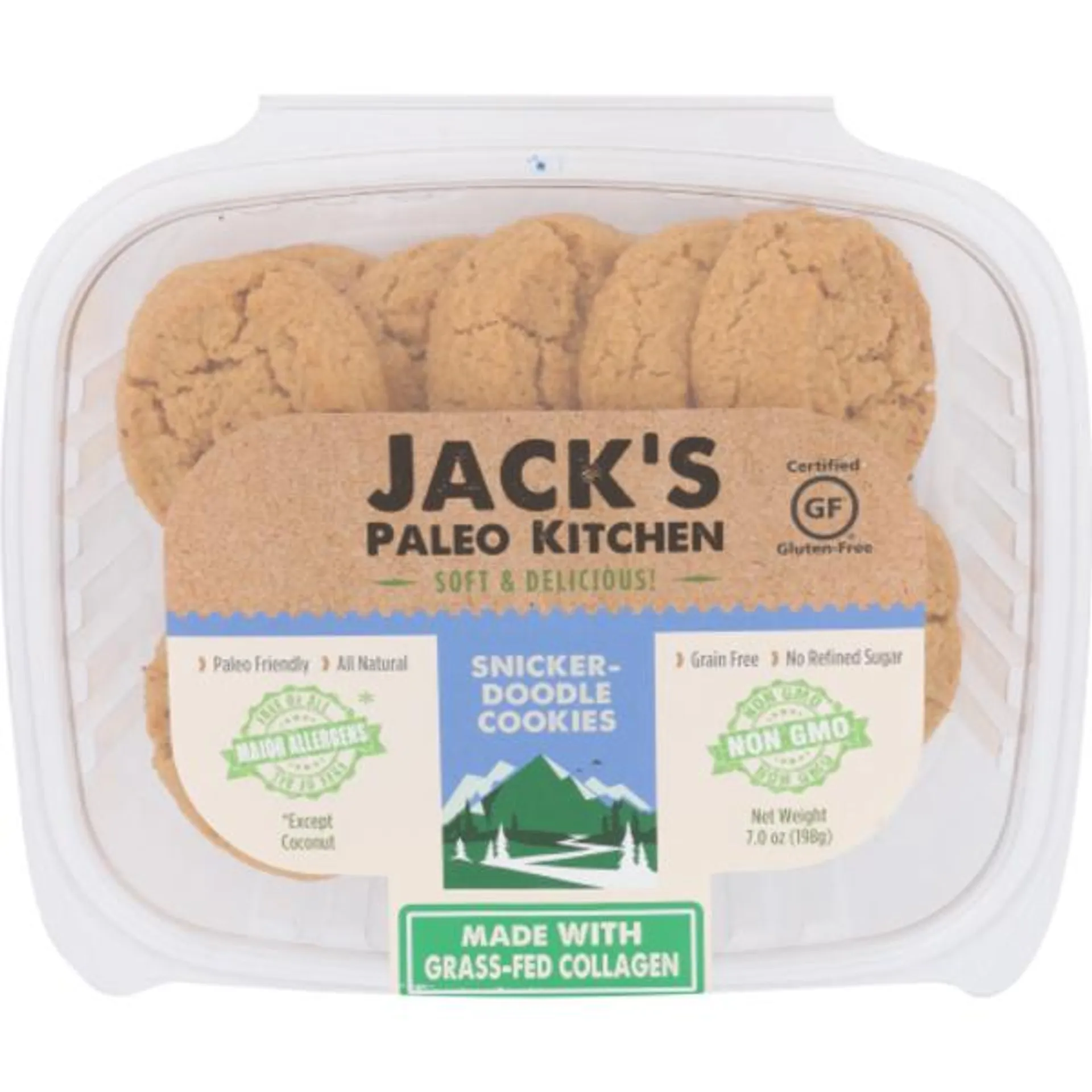 Jack's Allergen Friendly Bakery Snickerdoodle Paleo Cookies