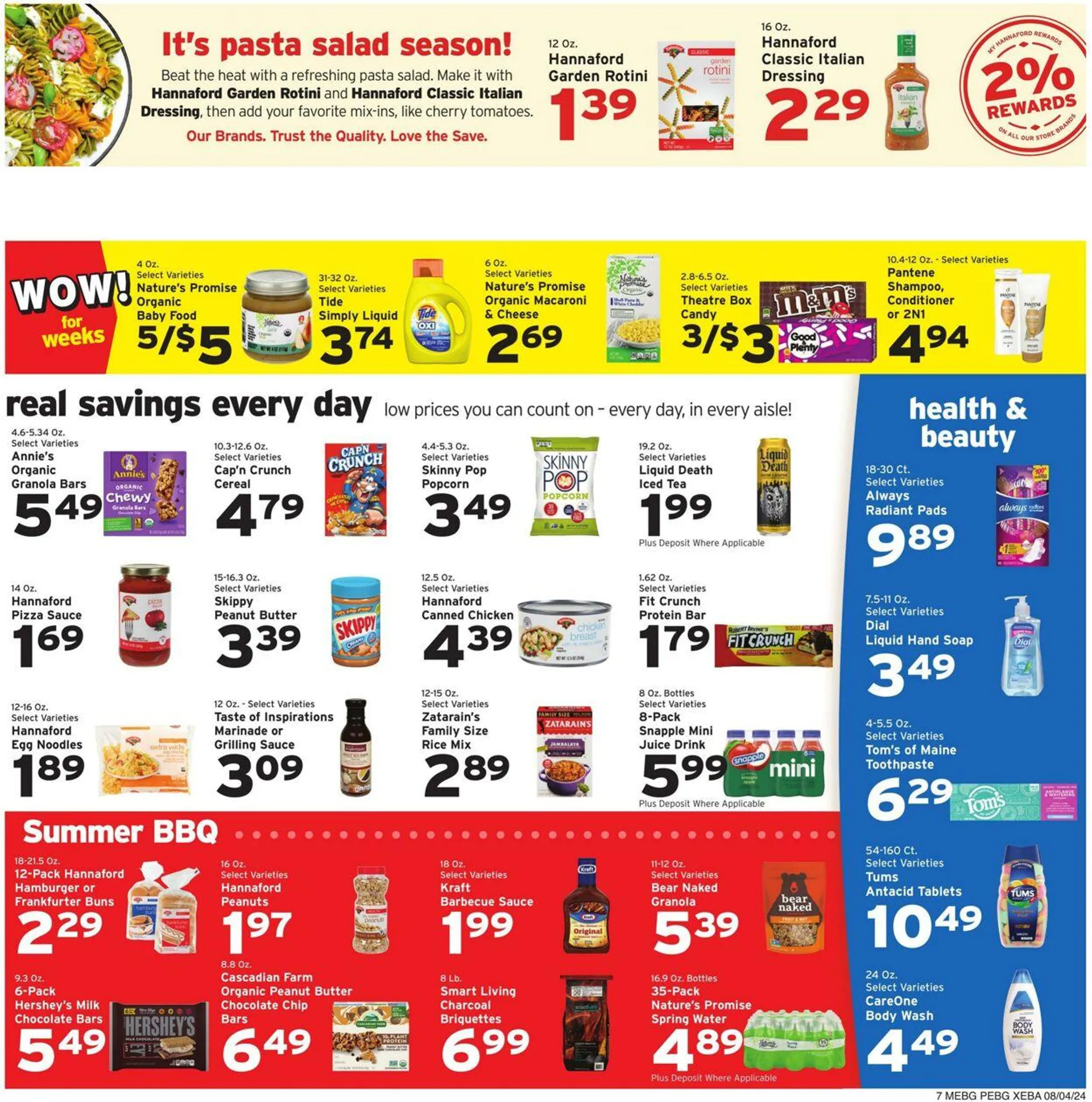 Weekly ad Hannaford Current weekly ad from August 4 to August 10 2024 - Page 7