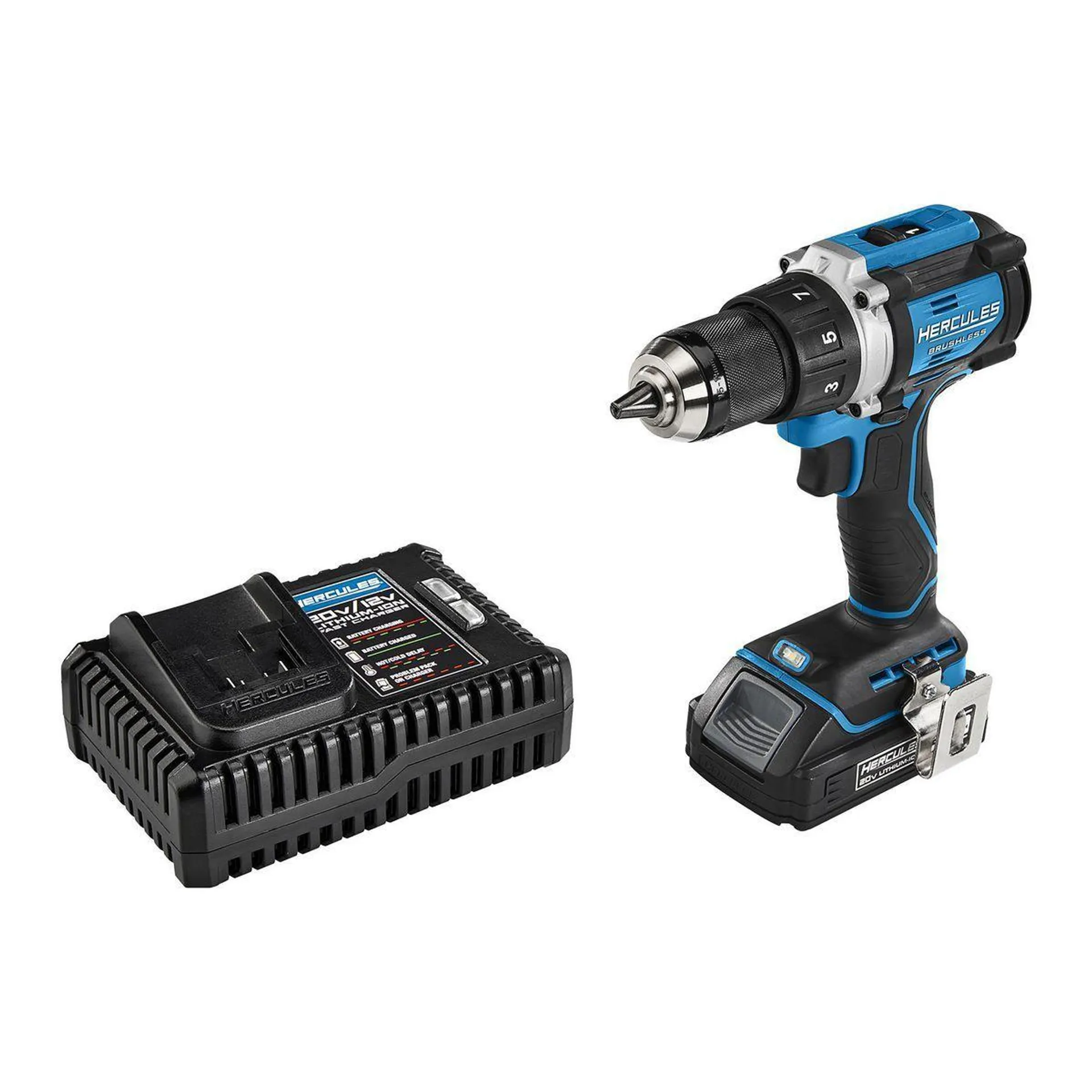 20V Brushless Cordless 1/2 in. Drill/Driver Kit with Side Handle