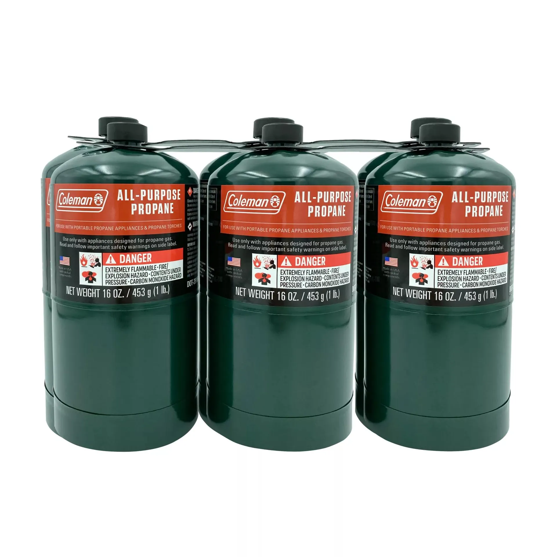 Coleman All-Purpose 16 oz. Propane Gas Cylinders, 6 pk.