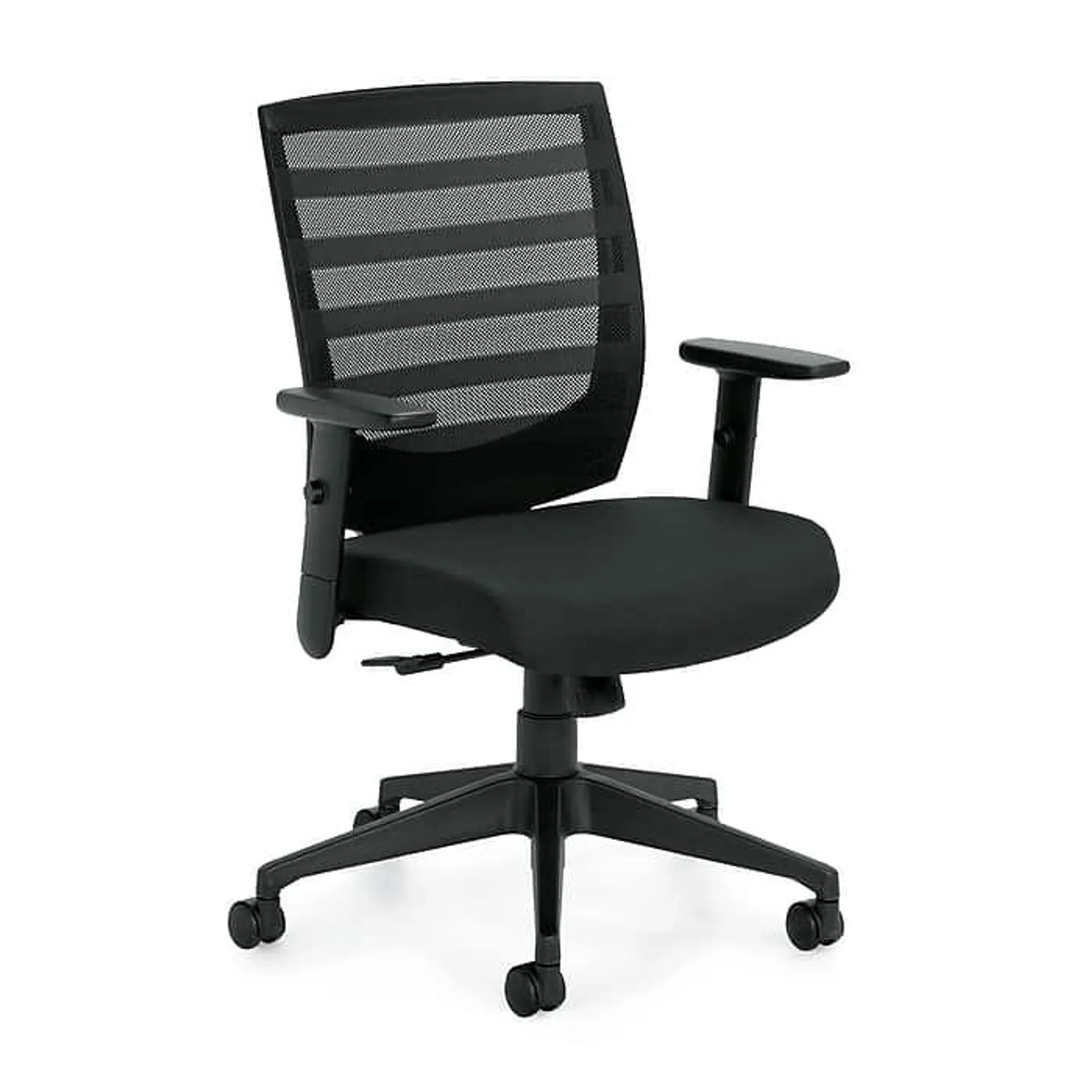 Offices To Go Mid-Back Mesh Fabric Management Chair,