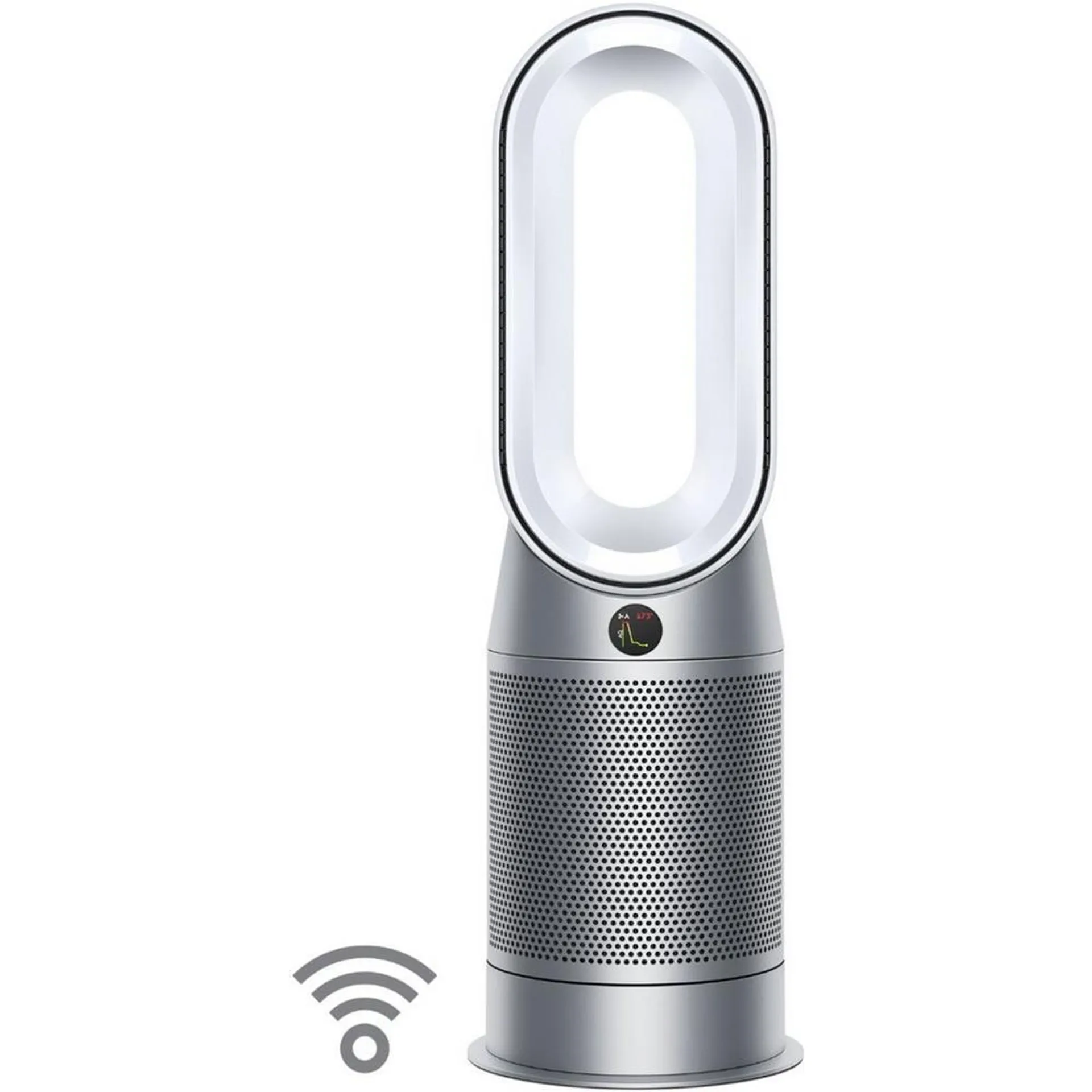 Purifier Hot+Cool - HP07 - Smart Tower Air Purifier, Heater and Fan - White/Silver