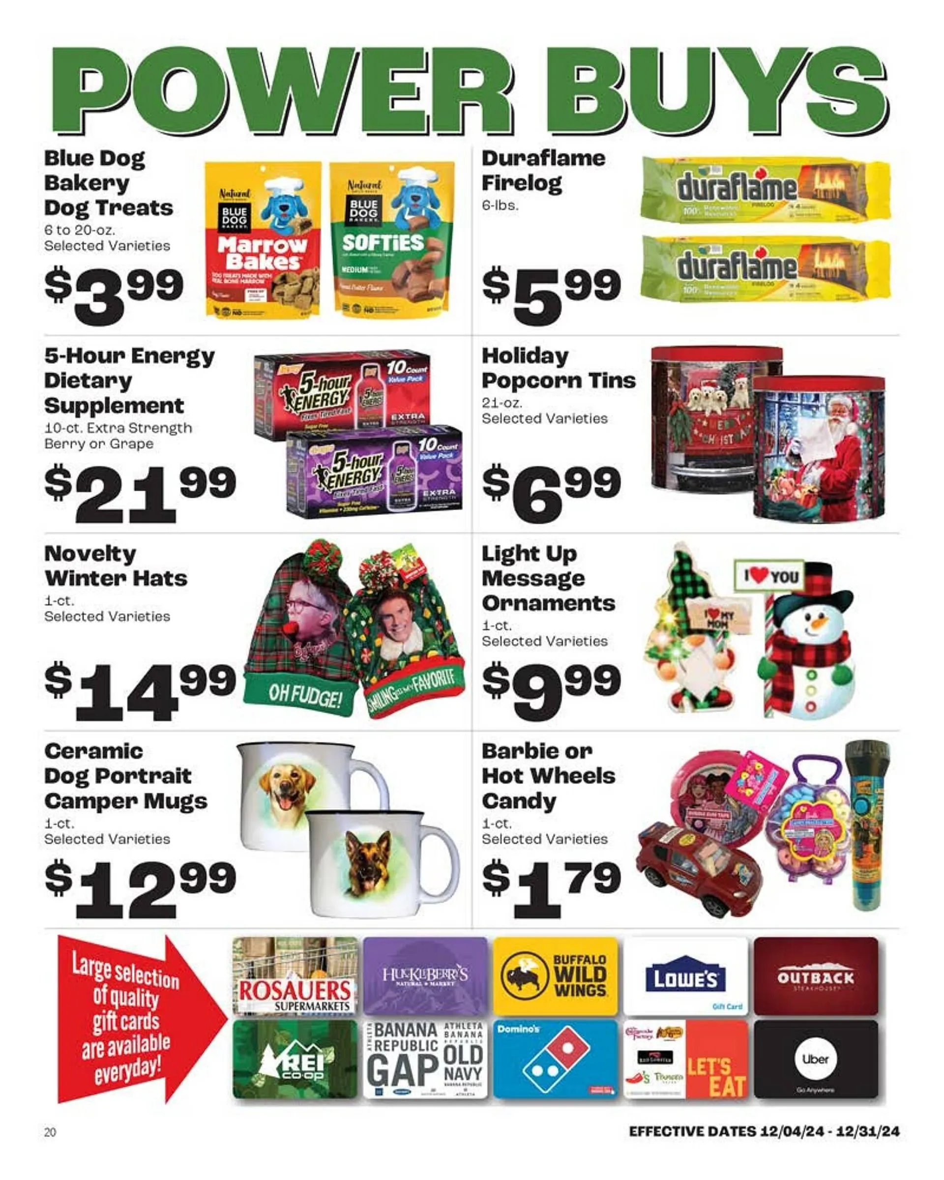 Weekly ad Rosauers Weekly Ad from December 11 to December 31 2024 - Page 20