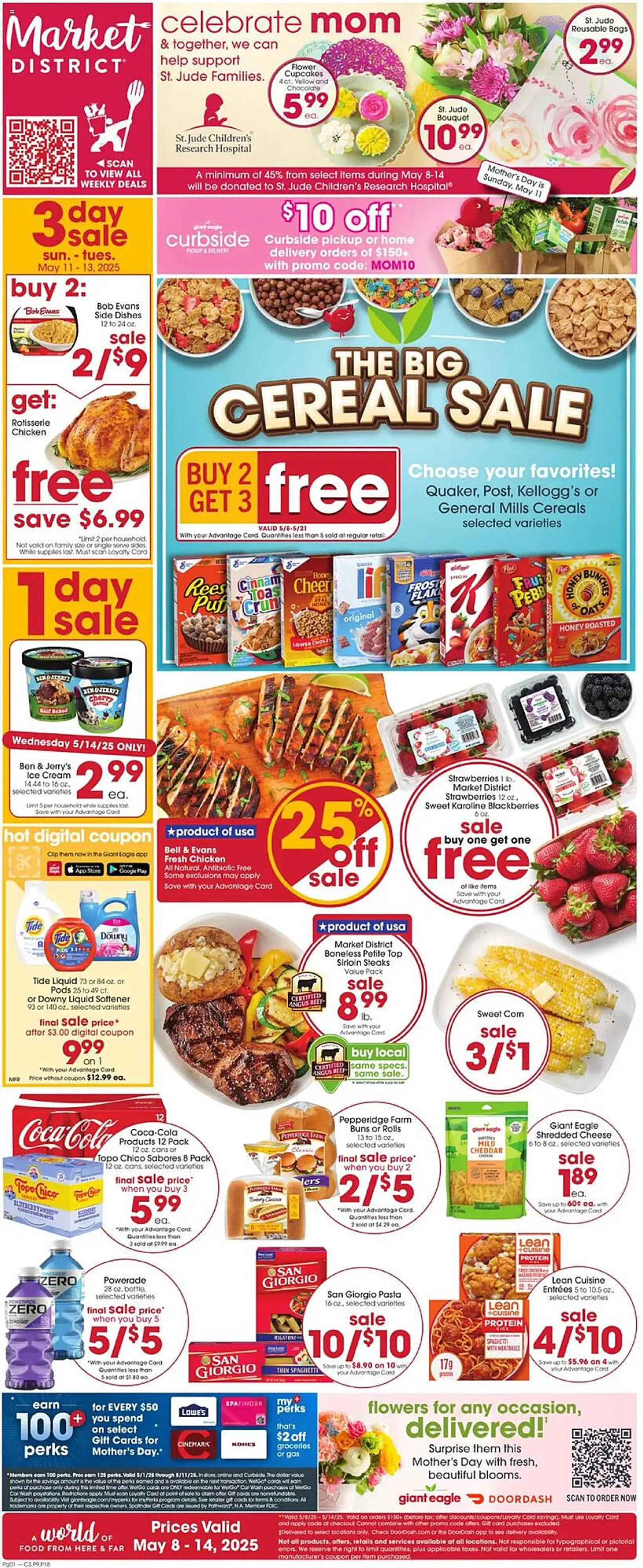 Weekly ad Giant Eagle Weekly Ad from May 8 to May 14 2025 - Page 1
