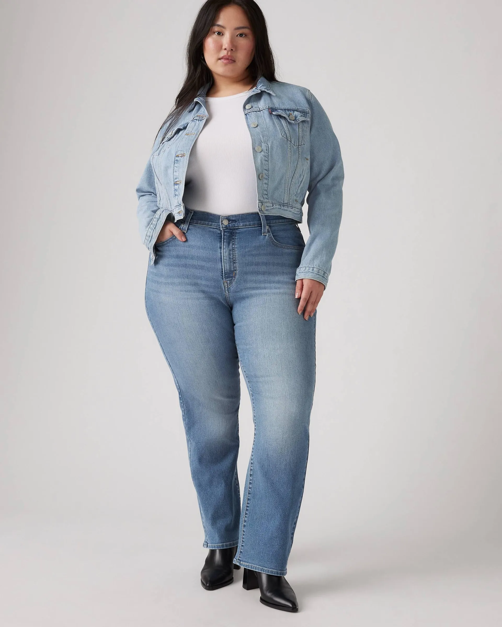 724 High Rise Straight Women's Jeans (plus Size)