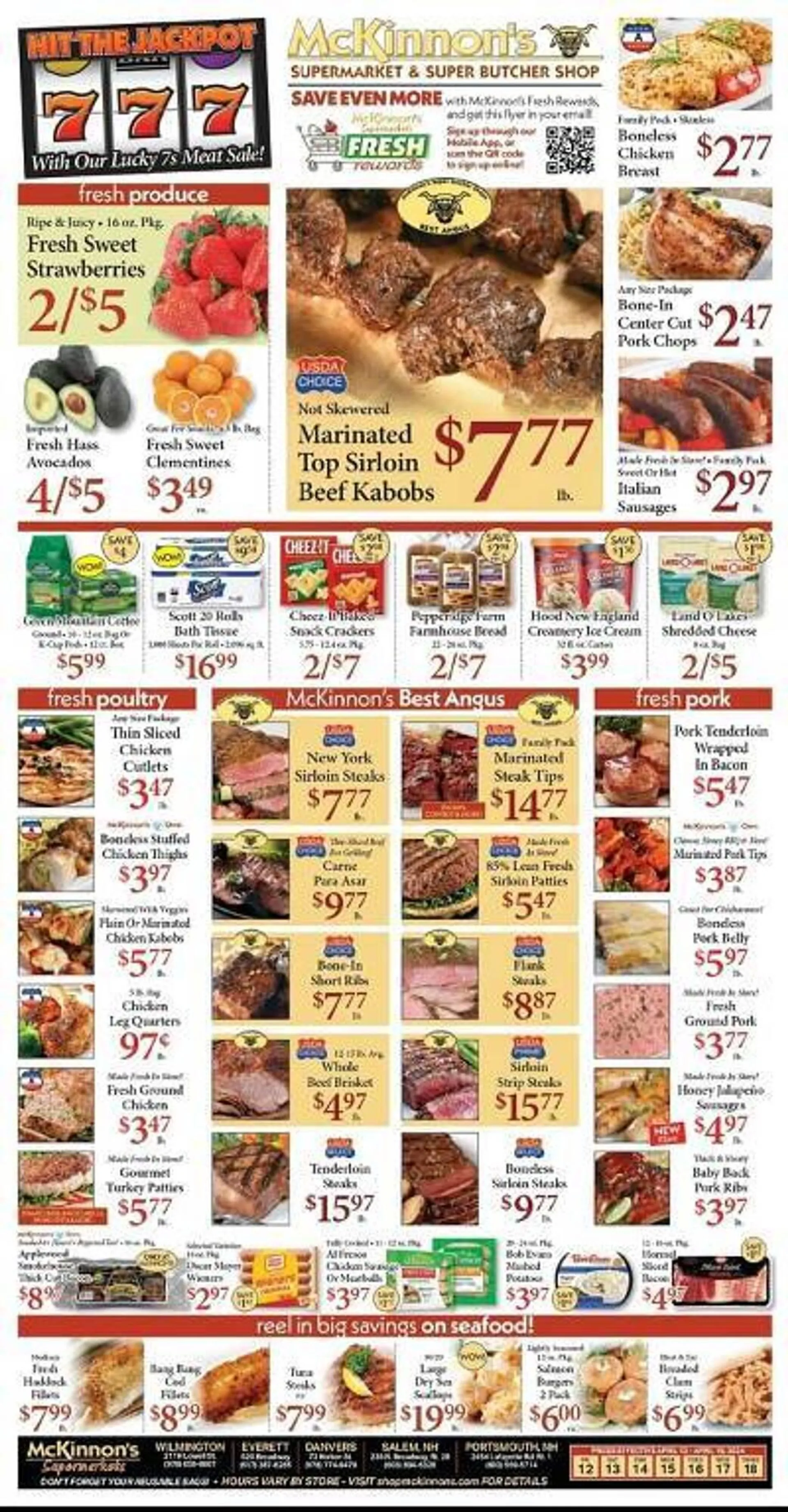 Weekly ad McKinnon's Supermarkets Weekly Ad from April 12 to April 18 2024 - Page 1