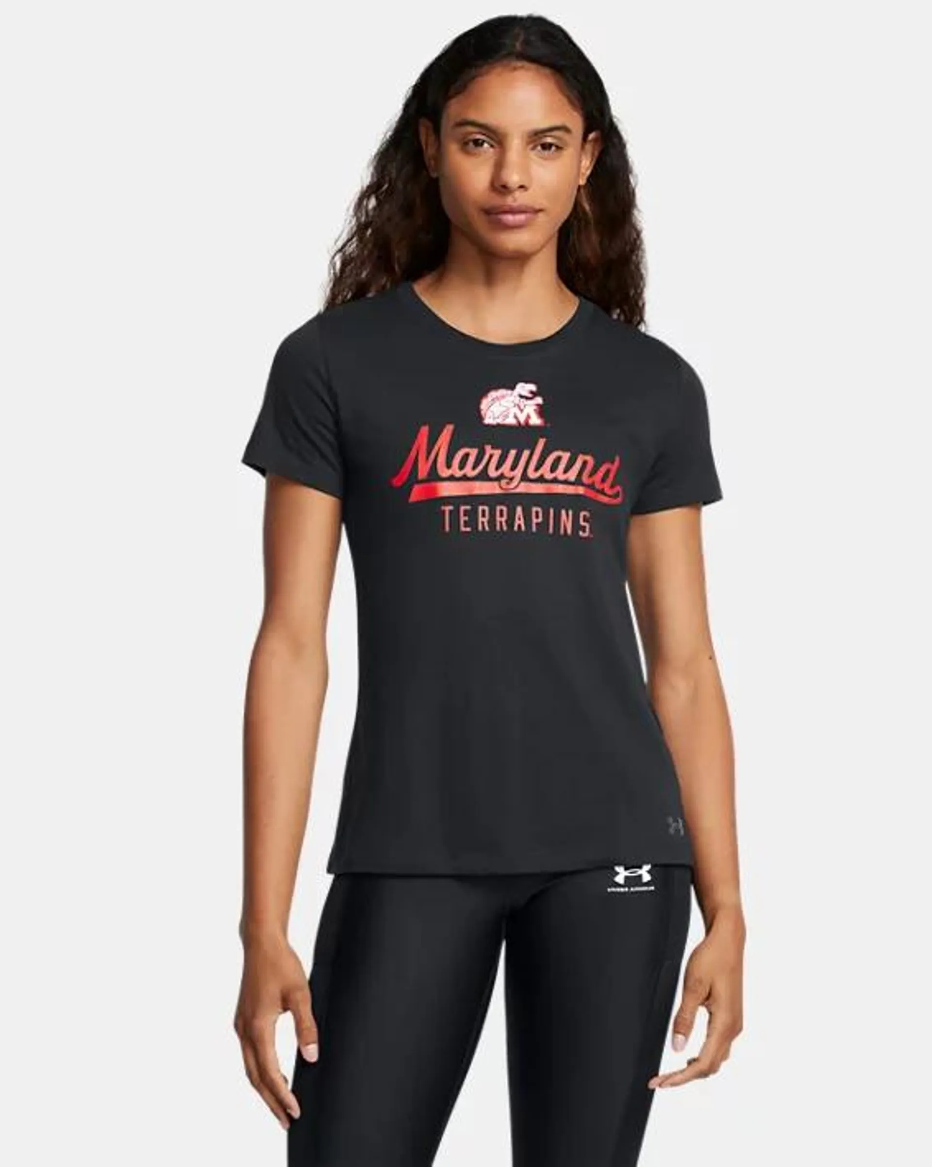 Women's UA Performance Cotton Collegiate Short Sleeve