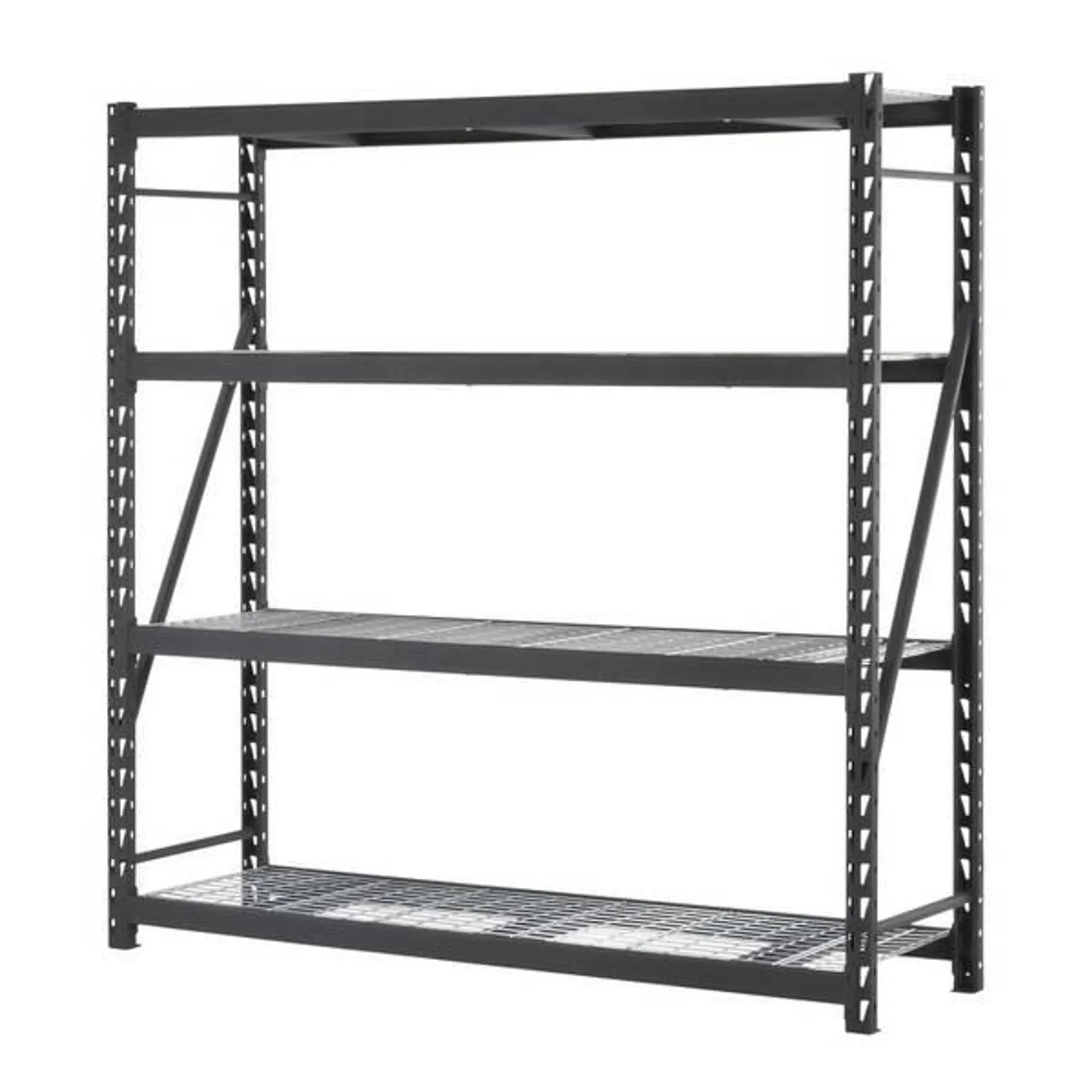 84" Freestanding Steel Shelving Unit