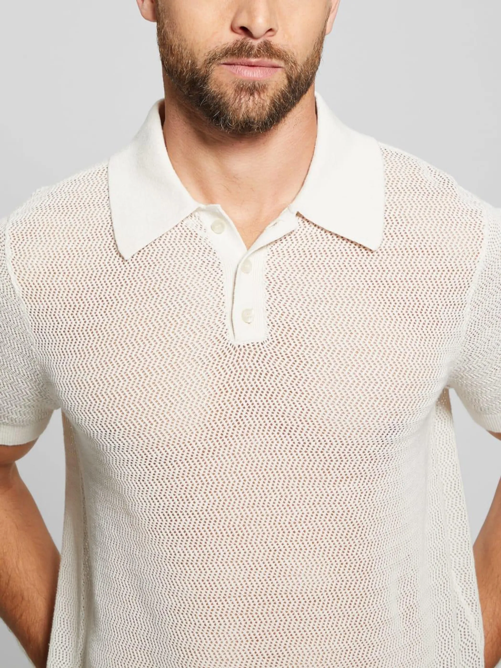 Eric Herringbone Polo