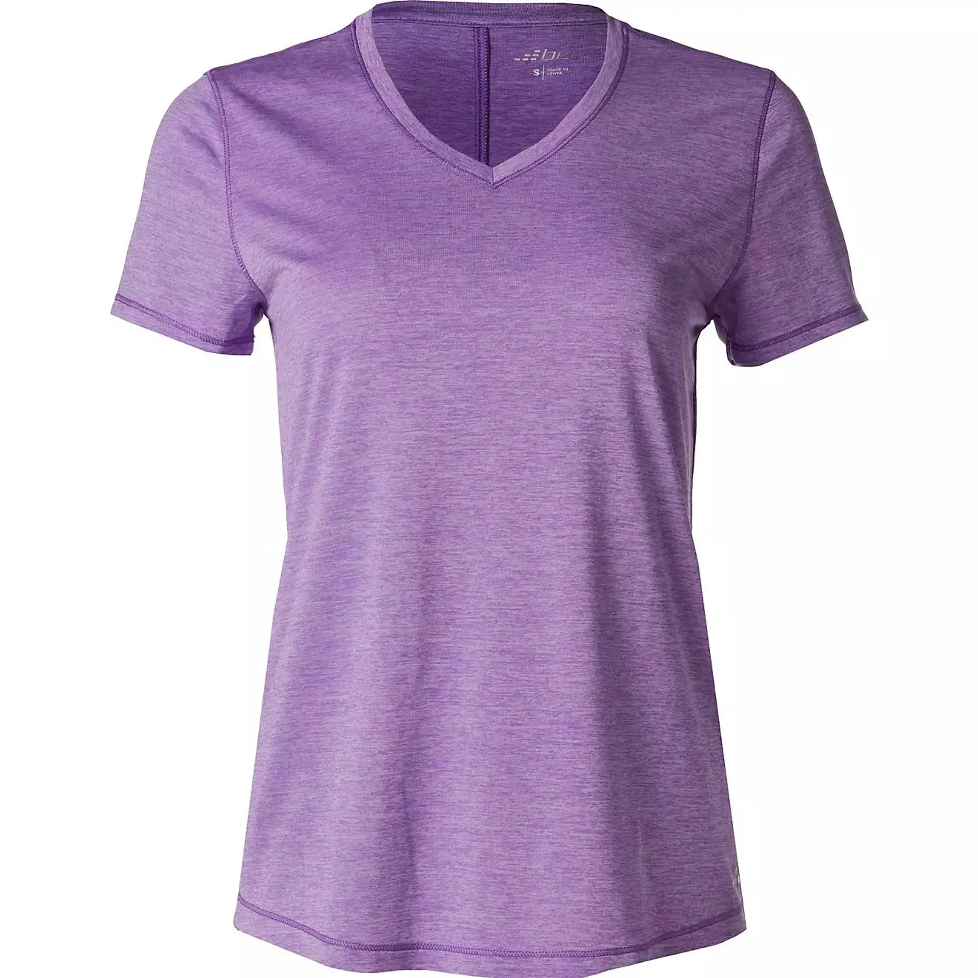 BCG Women's Turbo Melange V-neck T-shirt